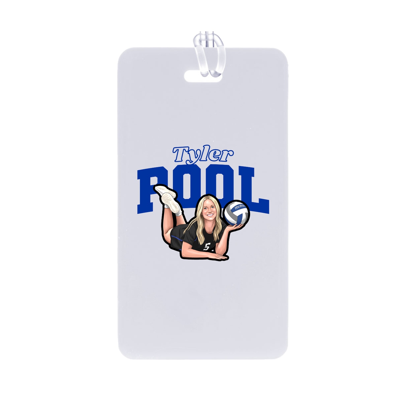 Bag Tag — Name Arch in Classic