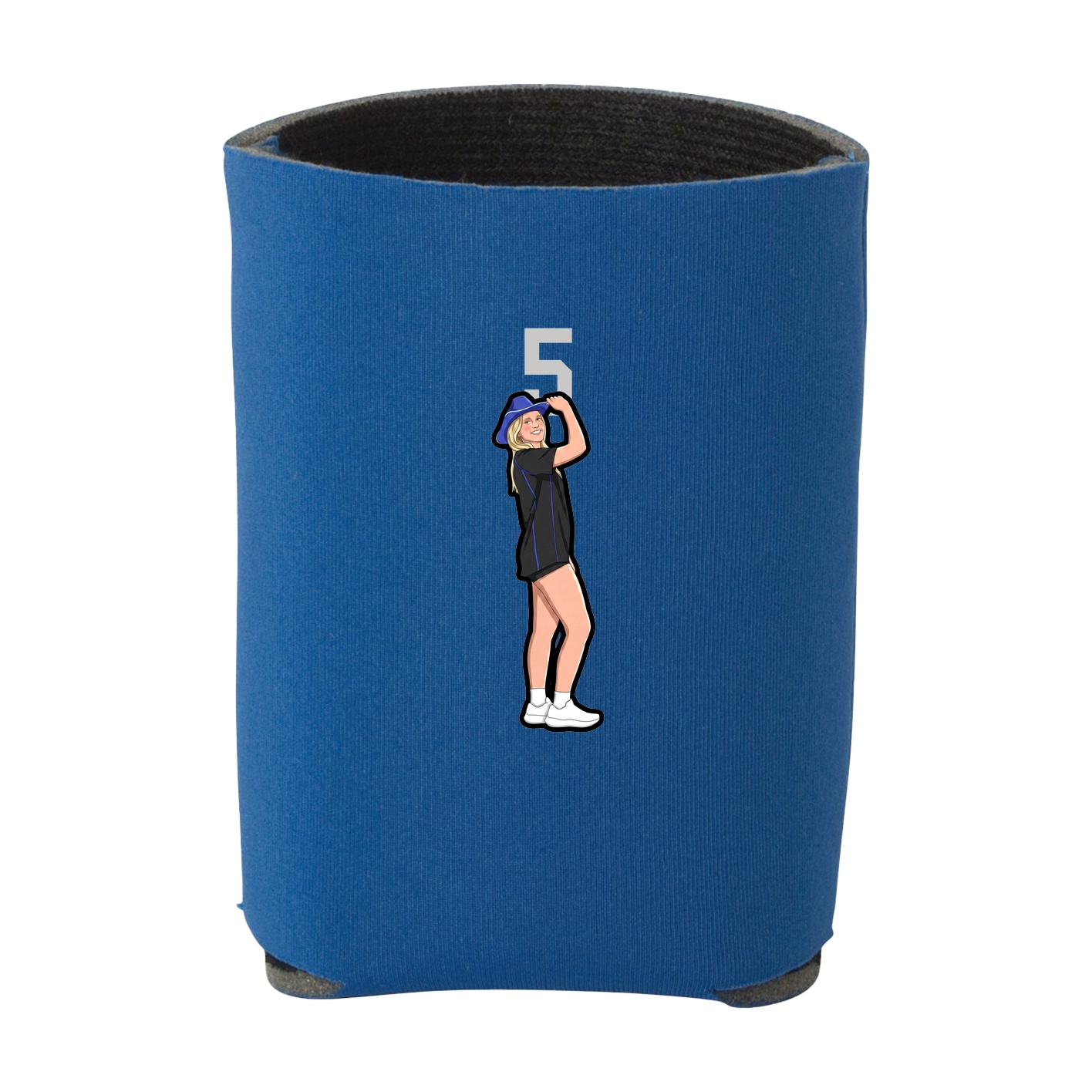 Can Holder — Number Top in Royal