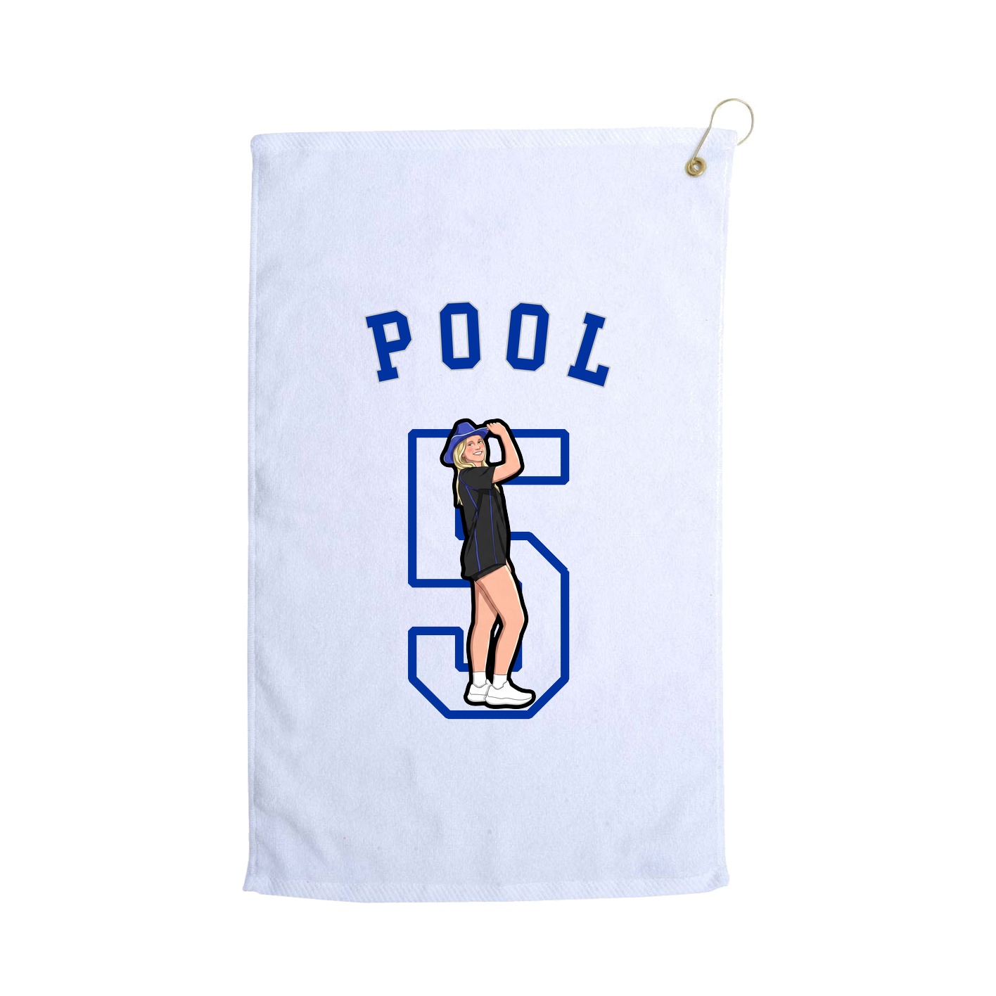 Golf Towel — Shirsey Arch in White