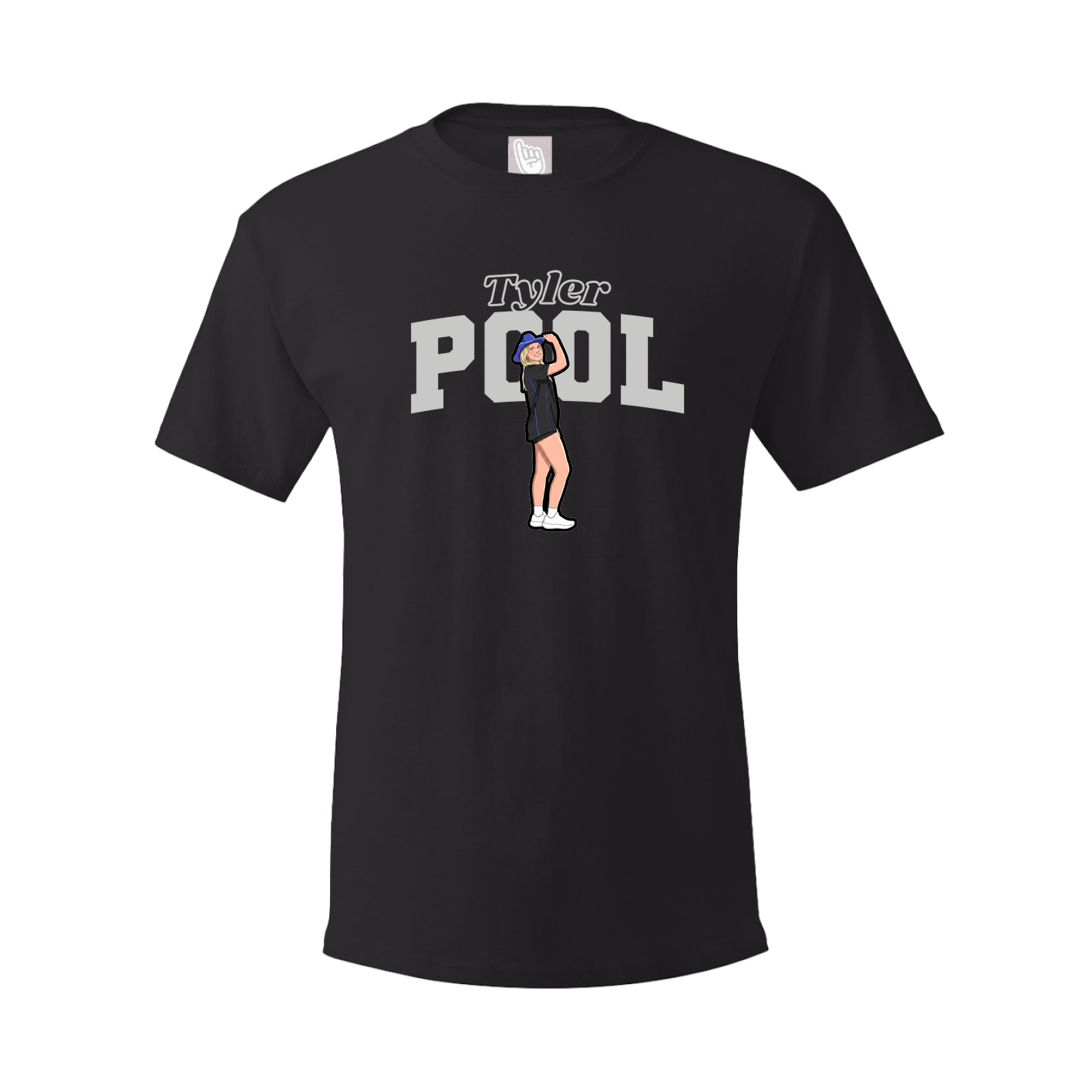 Youth Tee — Name Arch in Black