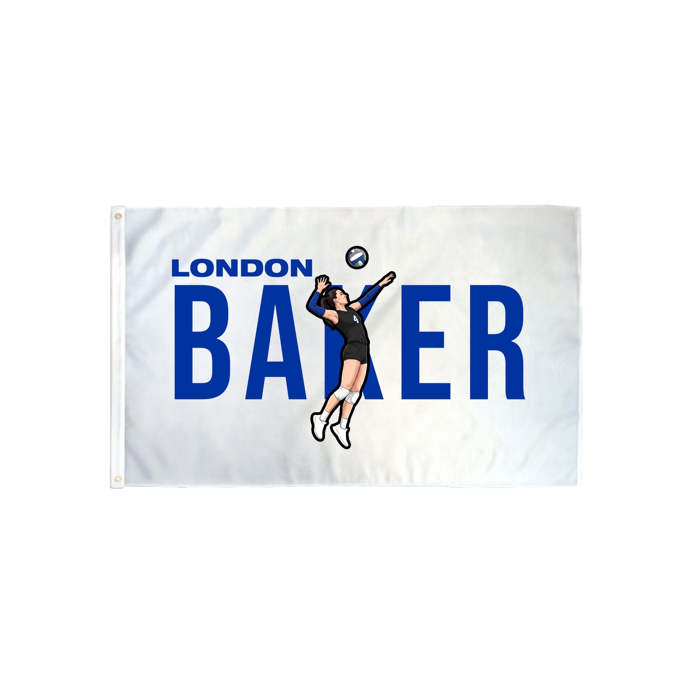3x5 Flag — Player Name in Classic