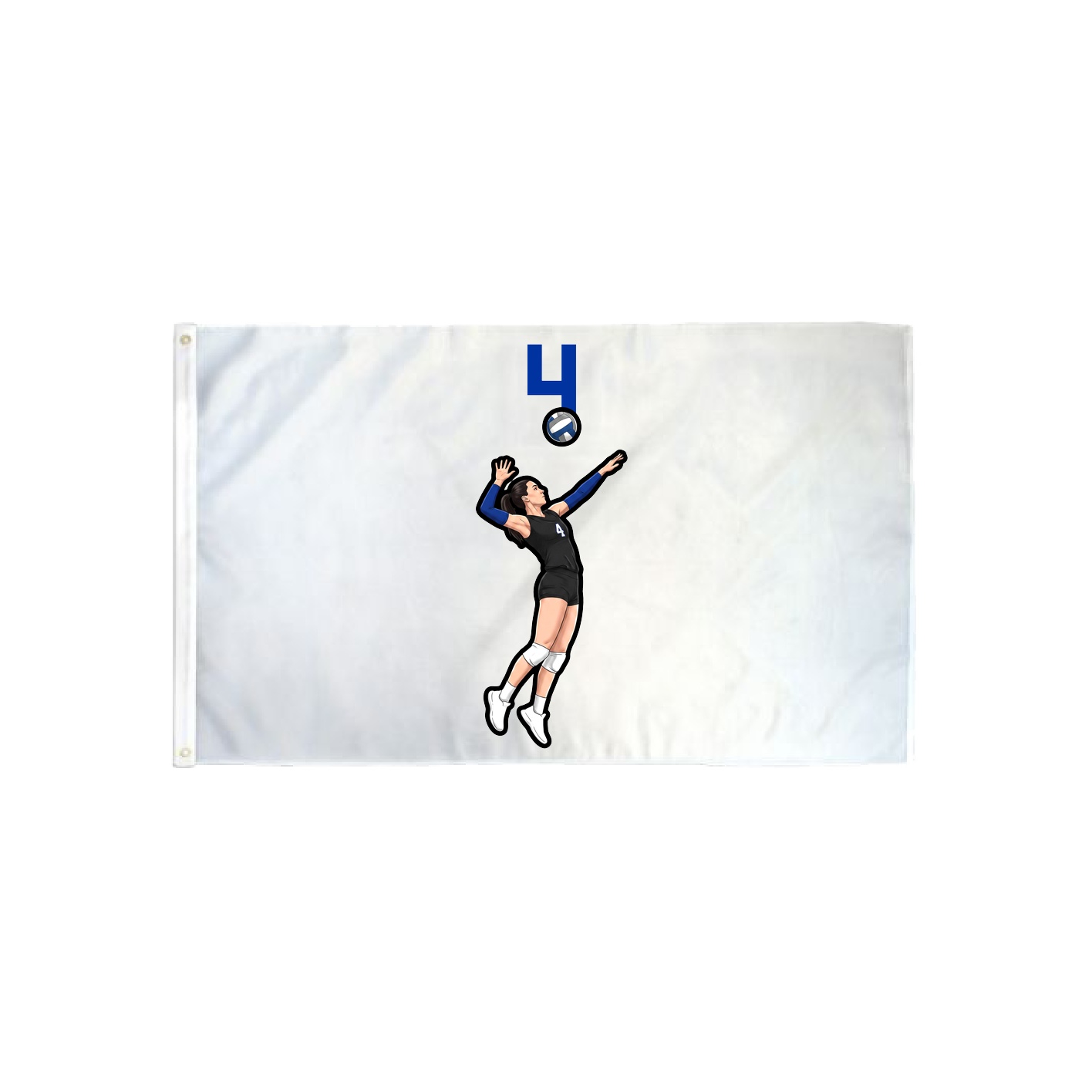 3x5 Flag — Number Top in Classic