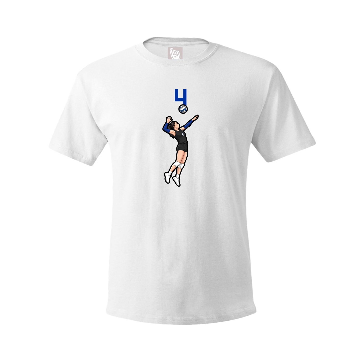 Tee — Number Top in White