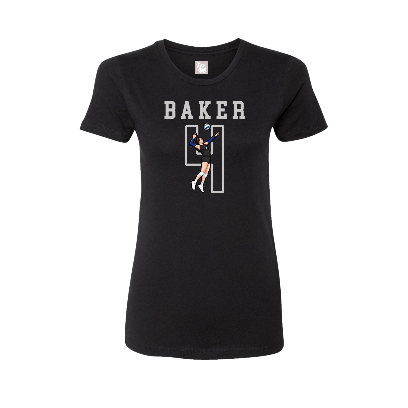 Fitted Women's Tee — Shirsey in Black