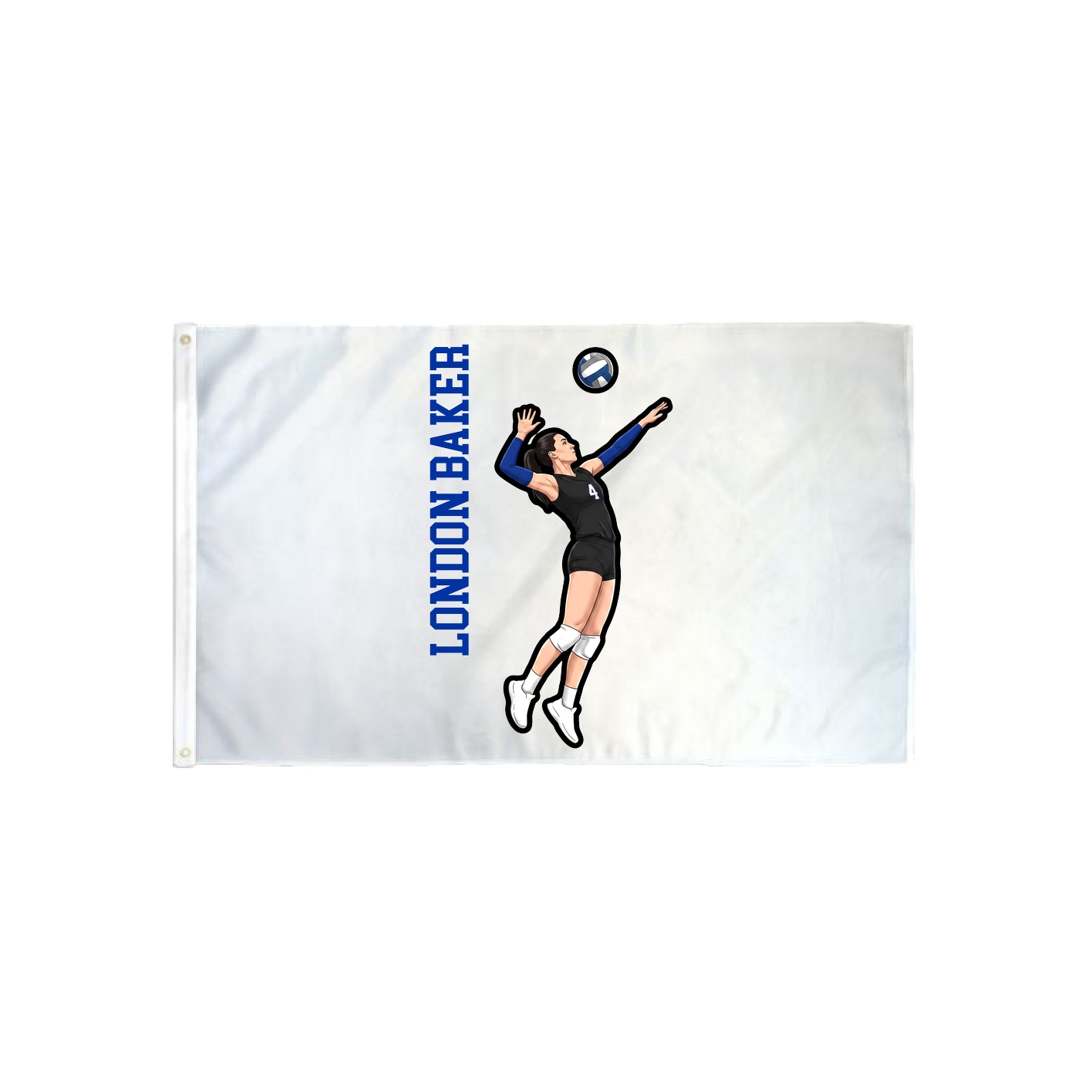 3x5 Flag — Name Vertical in Classic