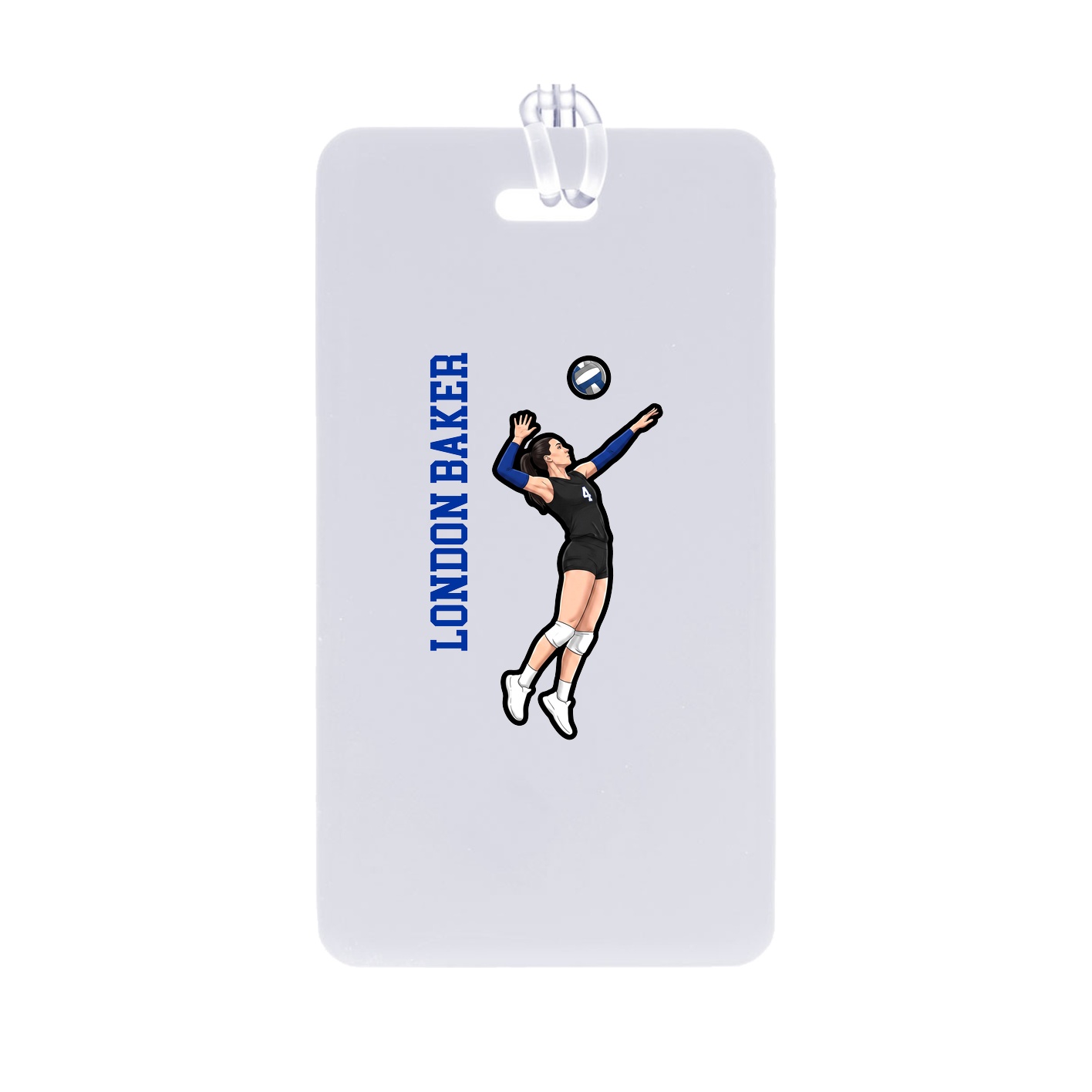 Bag Tag — Name Vertical in Classic
