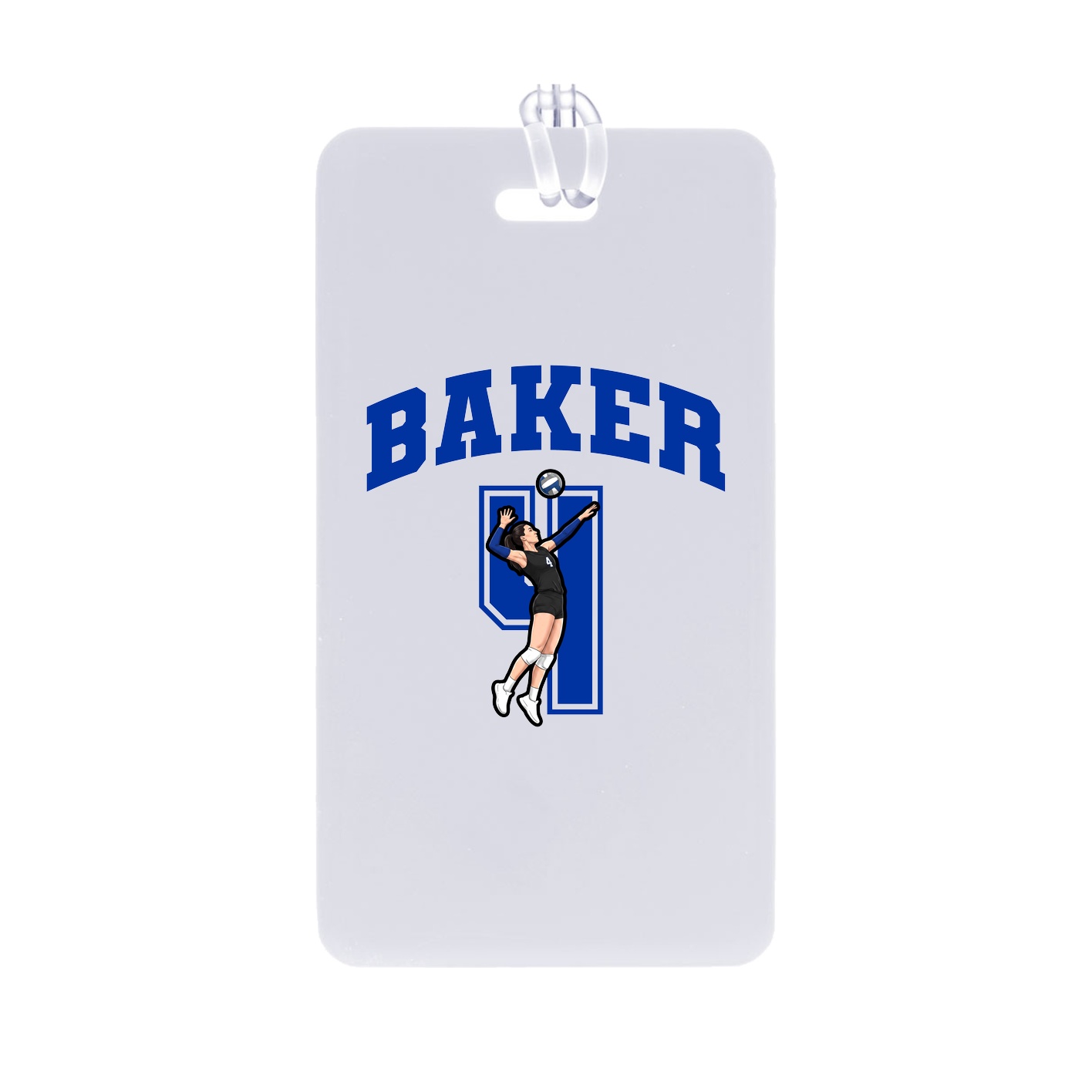 Bag Tag — Number in Classic