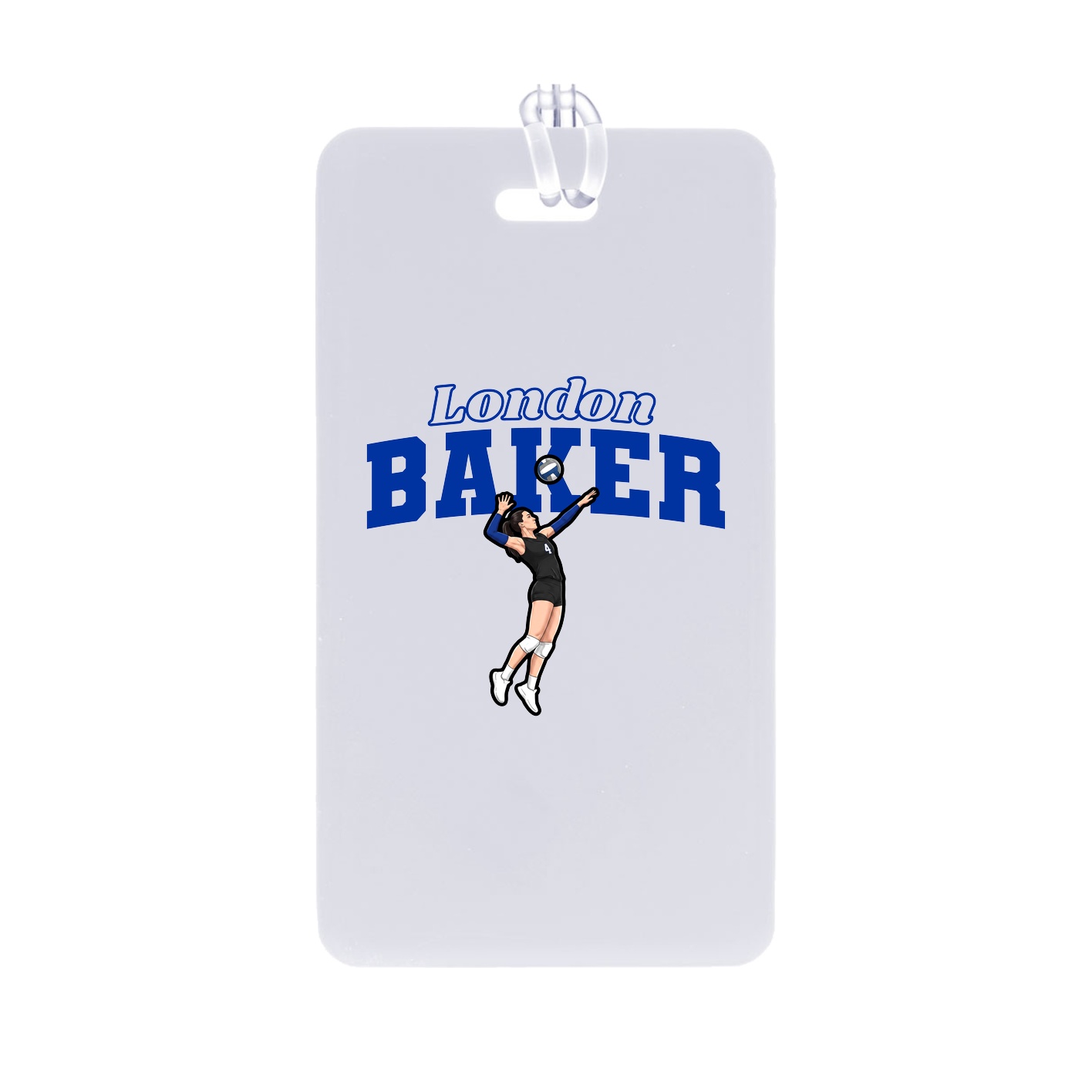 Bag Tag — Name Arch in Classic