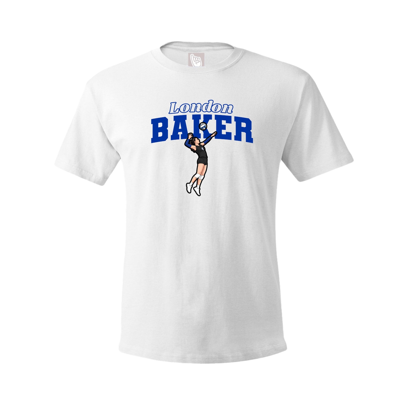 Tee — Name Arch in White