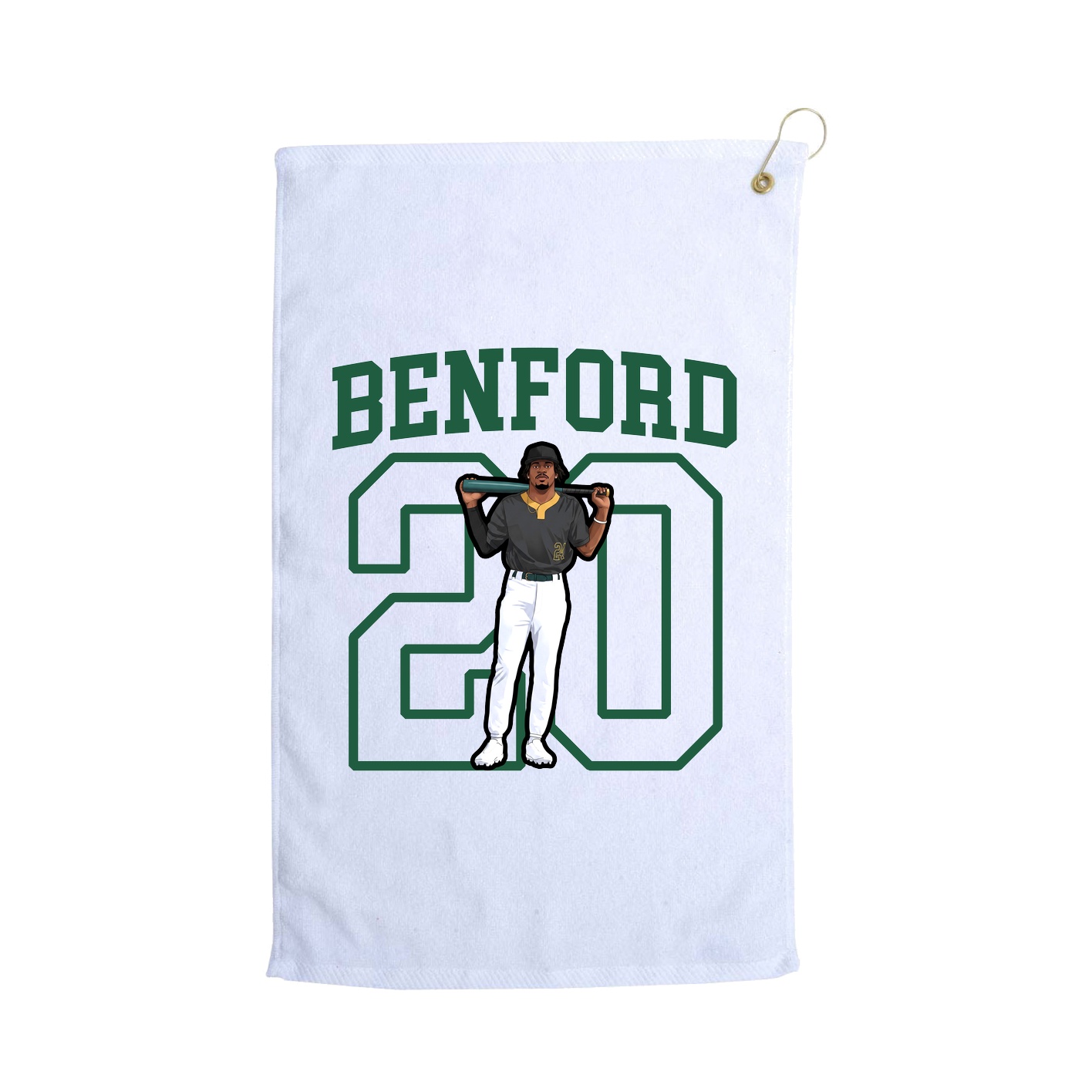 Golf Towel — Shirsey in White