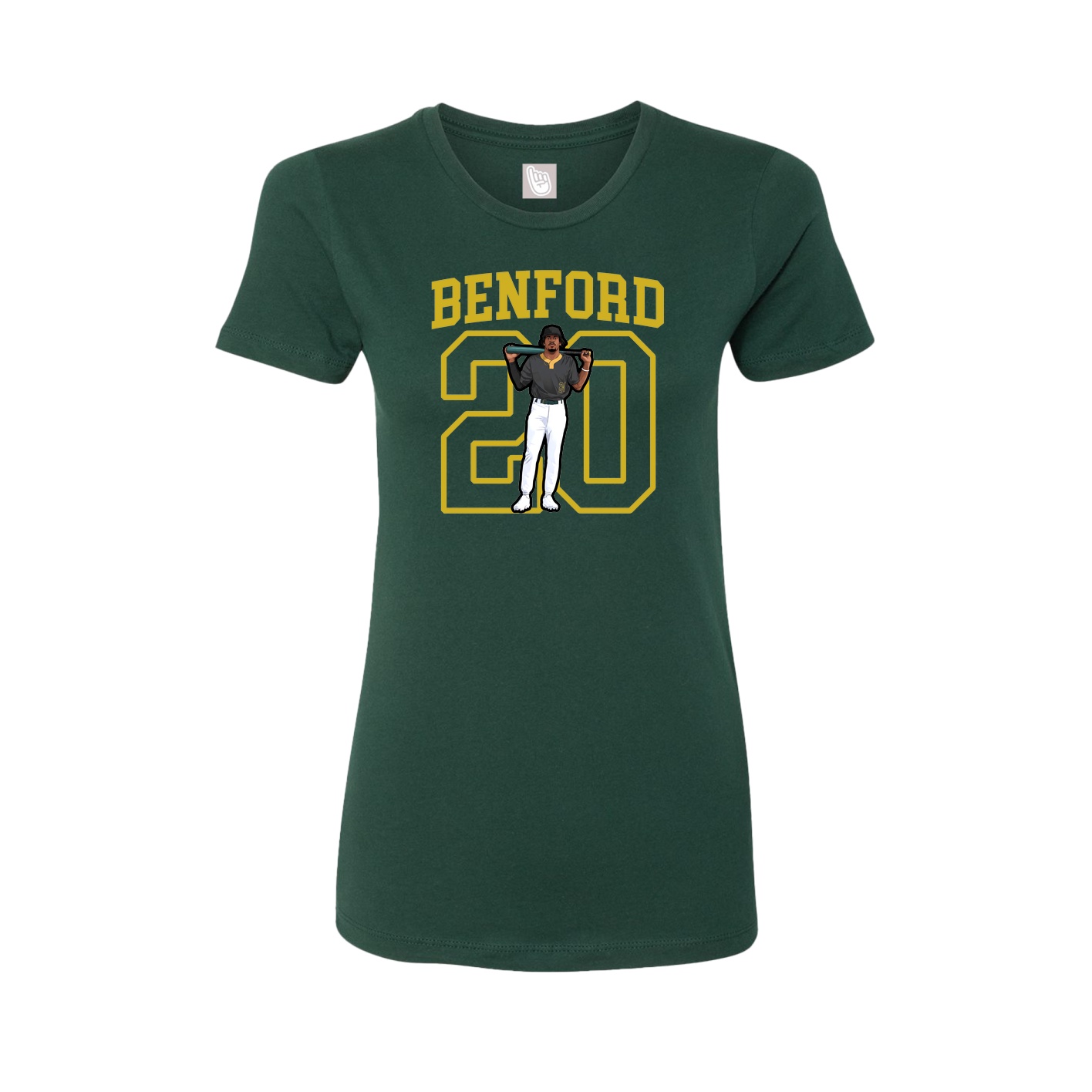 Fitted Women's Tee — Shirsey in Green