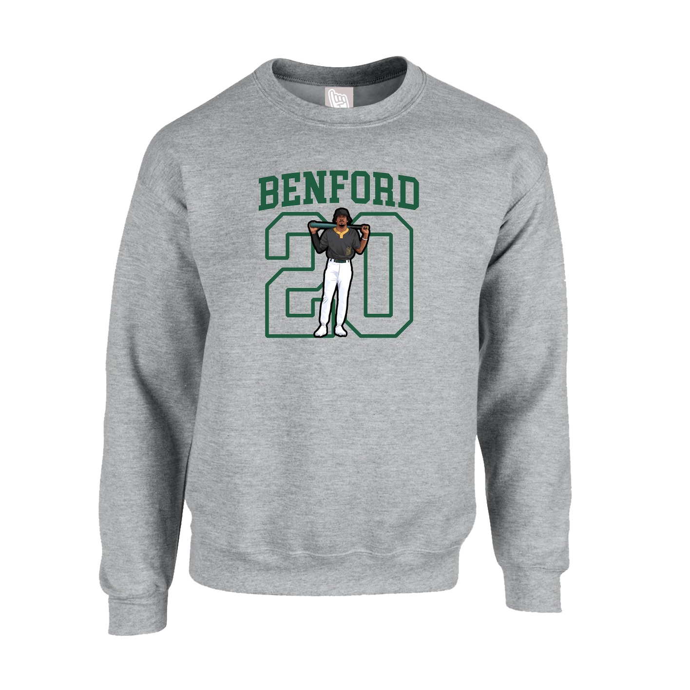 Fleece Crew — Shirsey in Grey