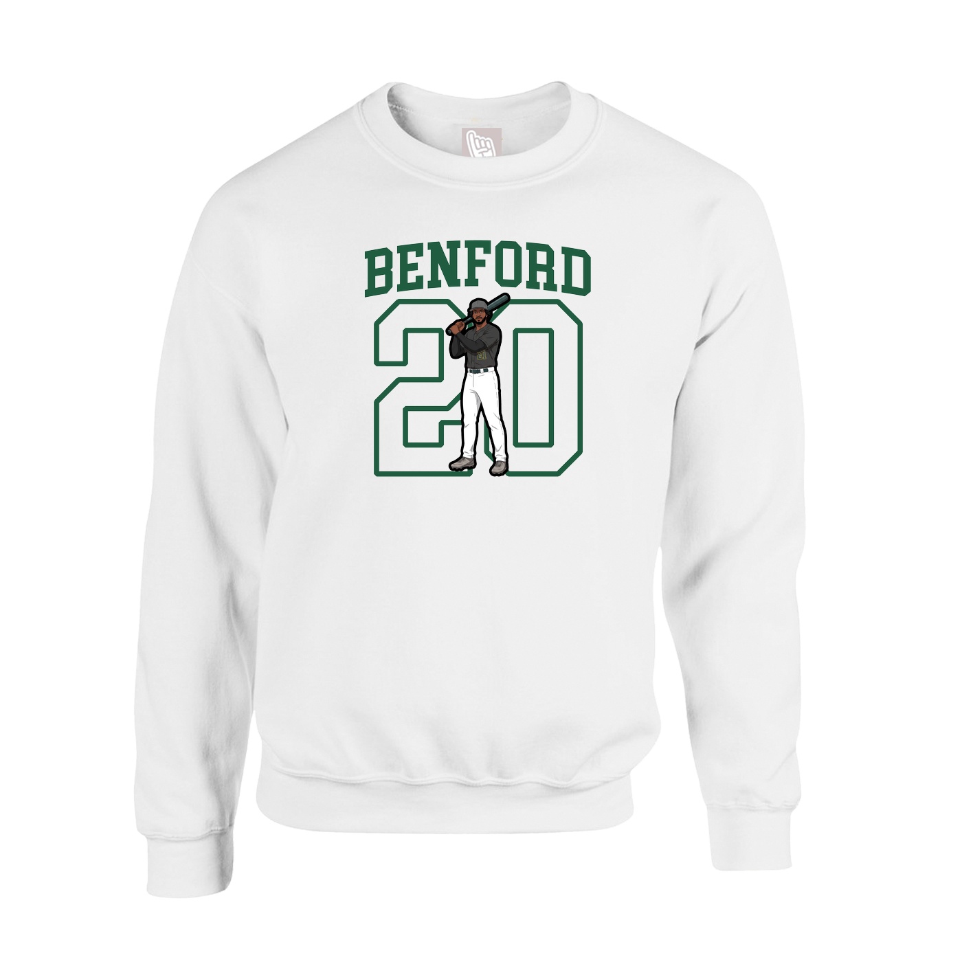 Fleece Crew — Shirsey in White