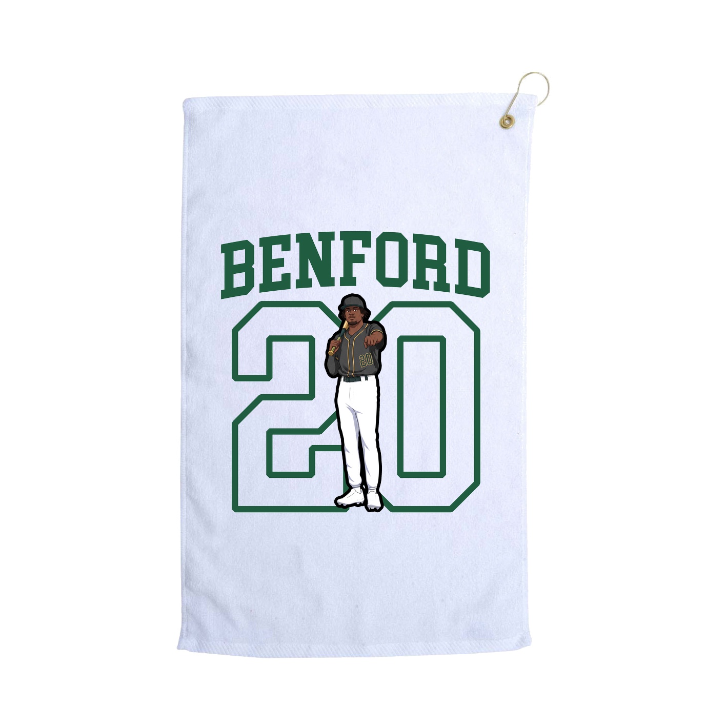 Golf Towel — Shirsey in White