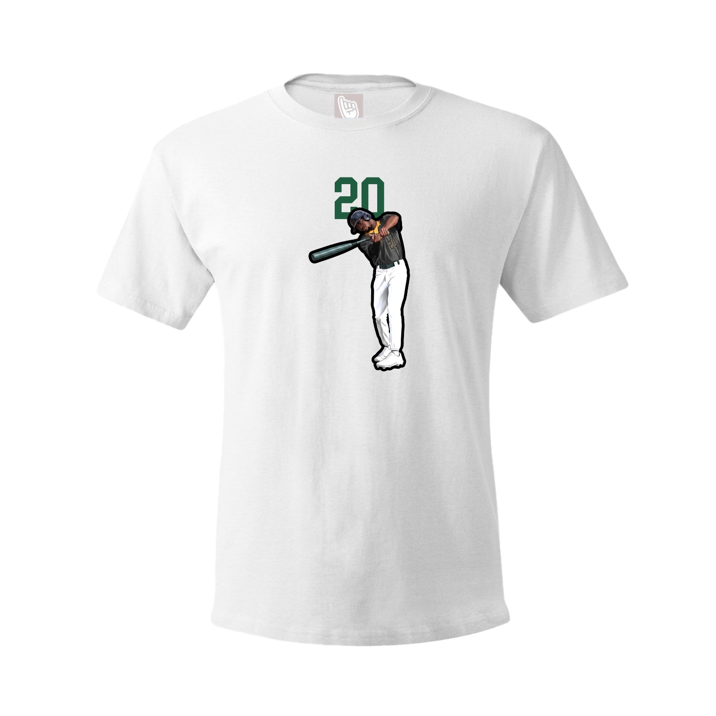 Tee — Number Top in White