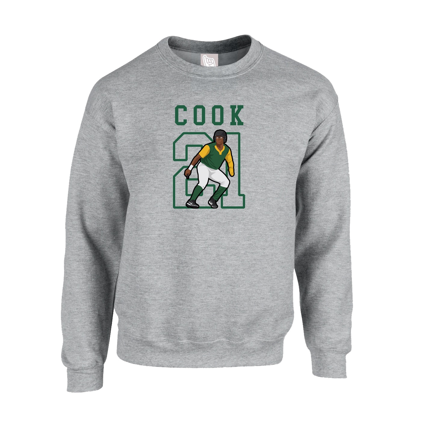 Fleece Crew — Shirsey in Grey