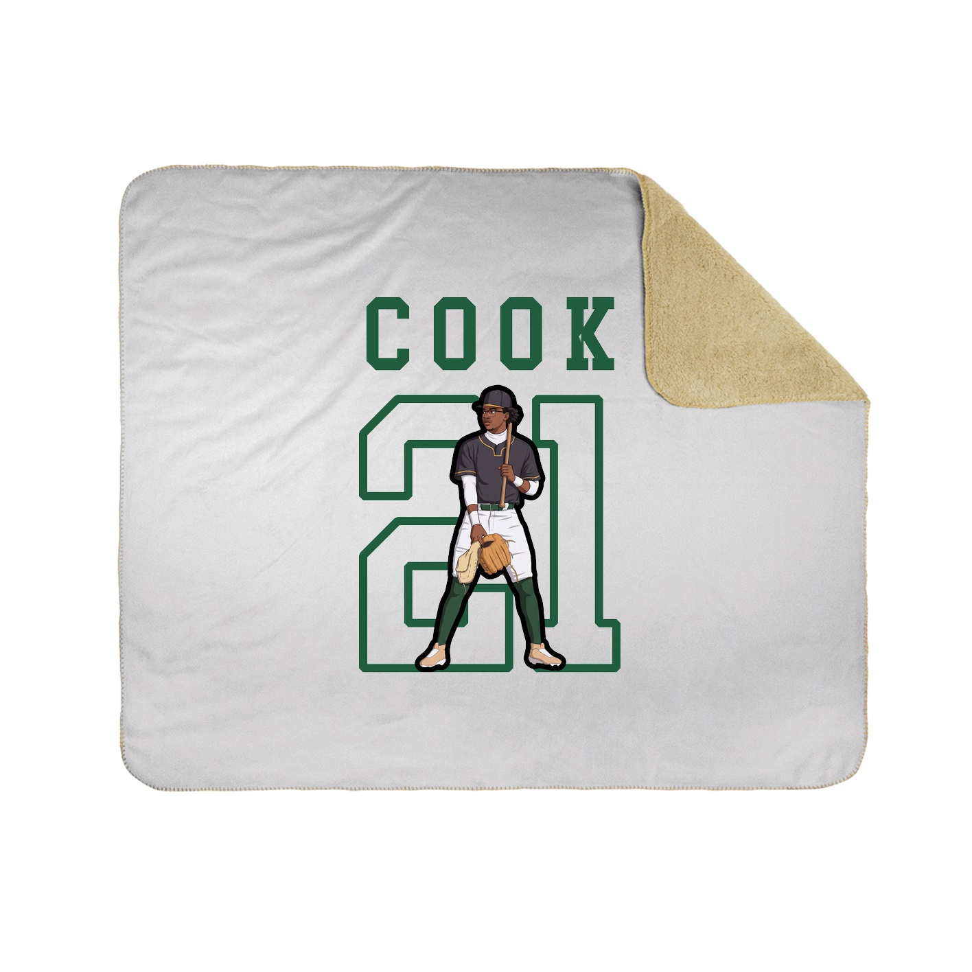 Throw Blanket — Shirsey in White