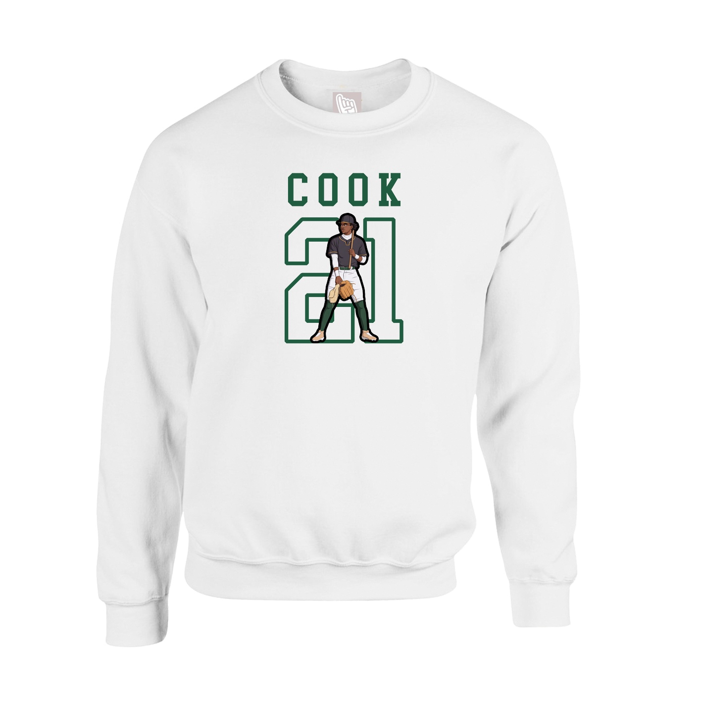 Fleece Crew — Shirsey in White