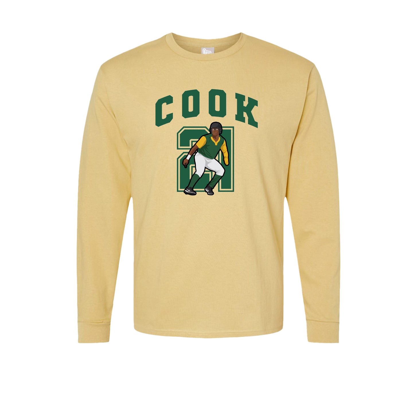 Long Sleeve Tee — Number in Vegas Gold
