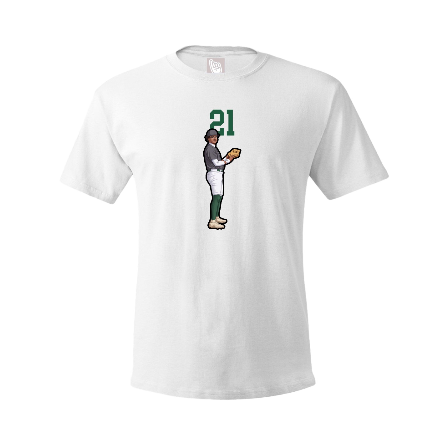 Tee — Number Top in White