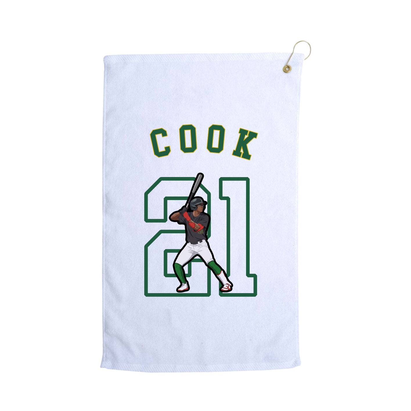 Golf Towel — Shirsey Arch in White