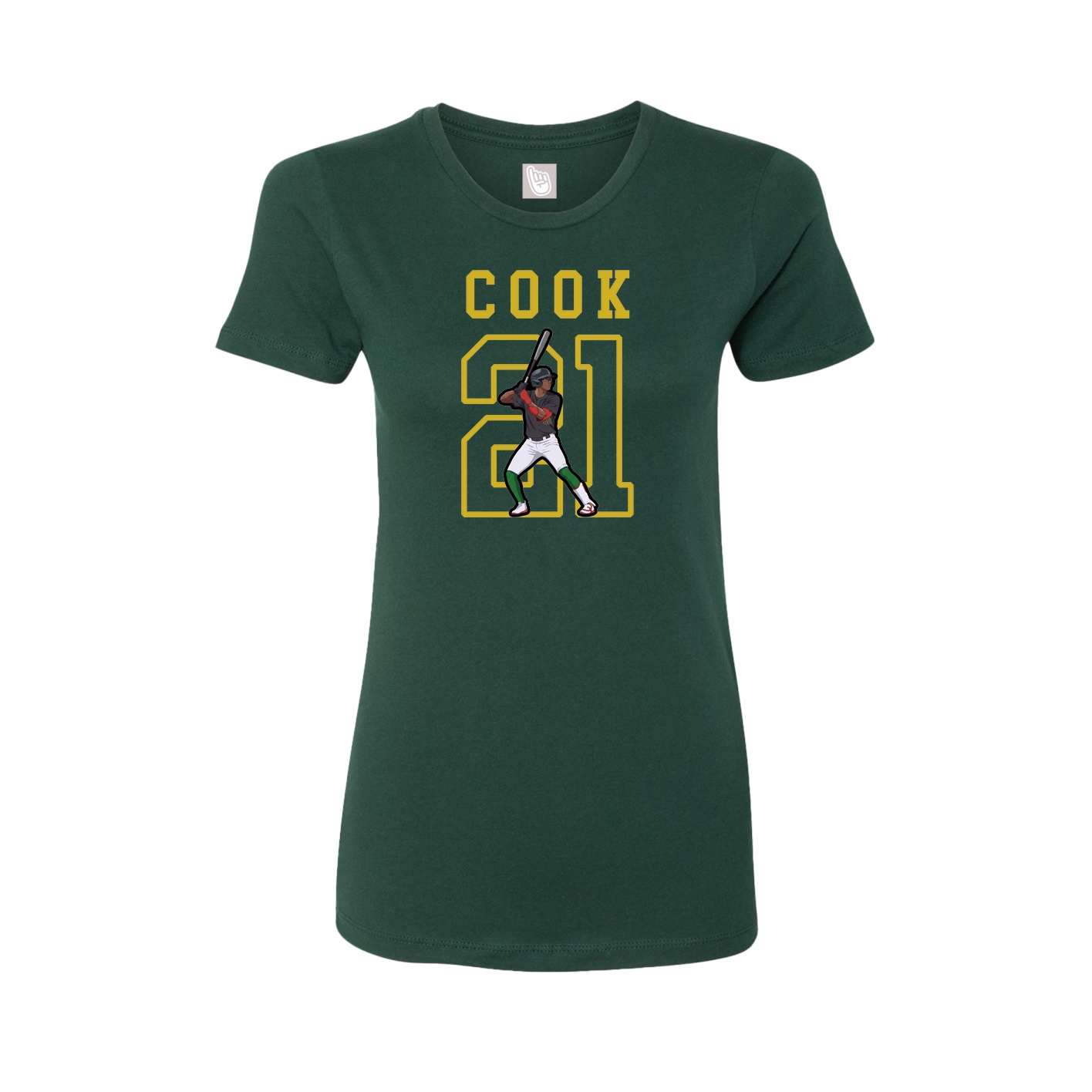 Fitted Women's Tee — Shirsey in Green