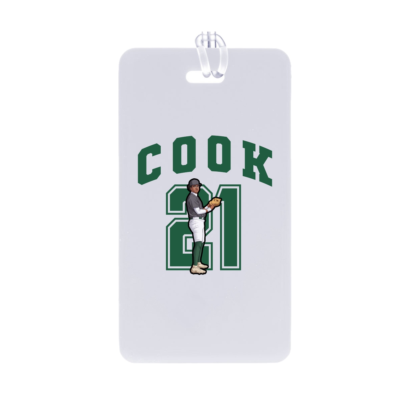 Bag Tag — Number in Classic