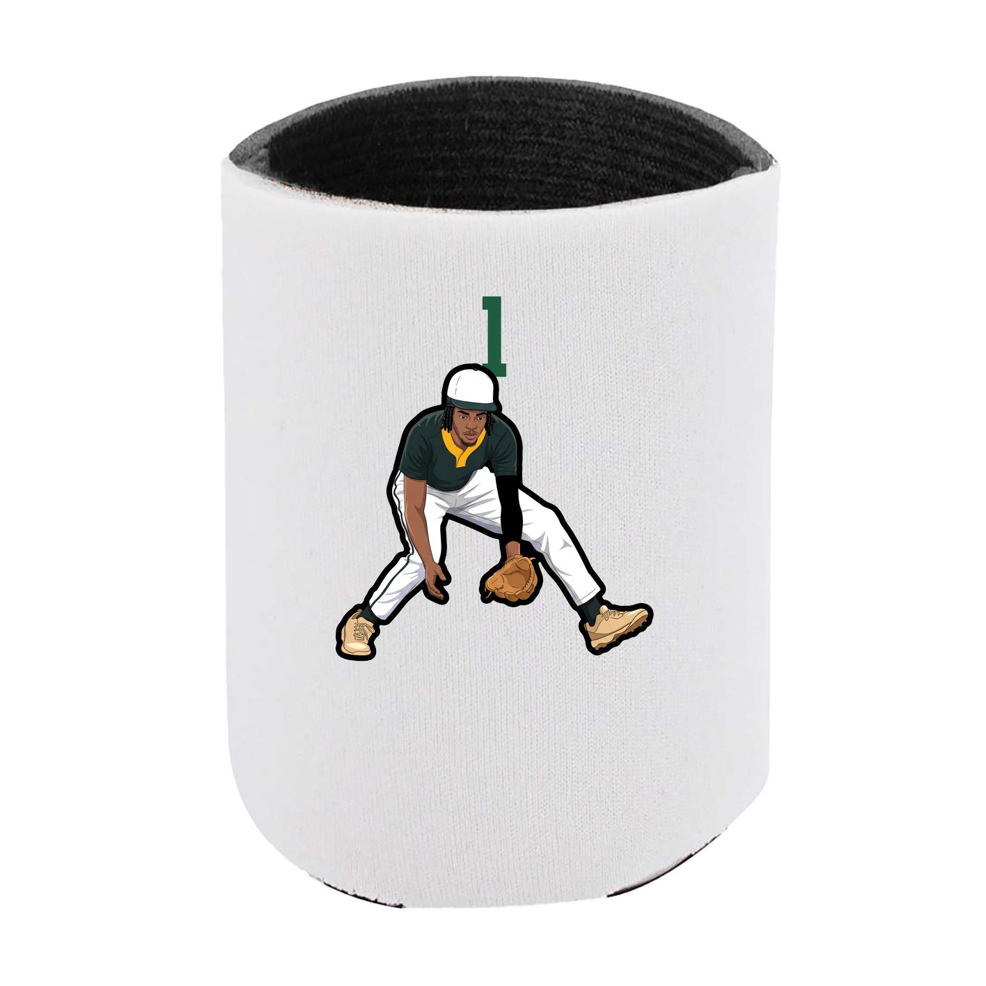 Can Holder — Number Top in White
