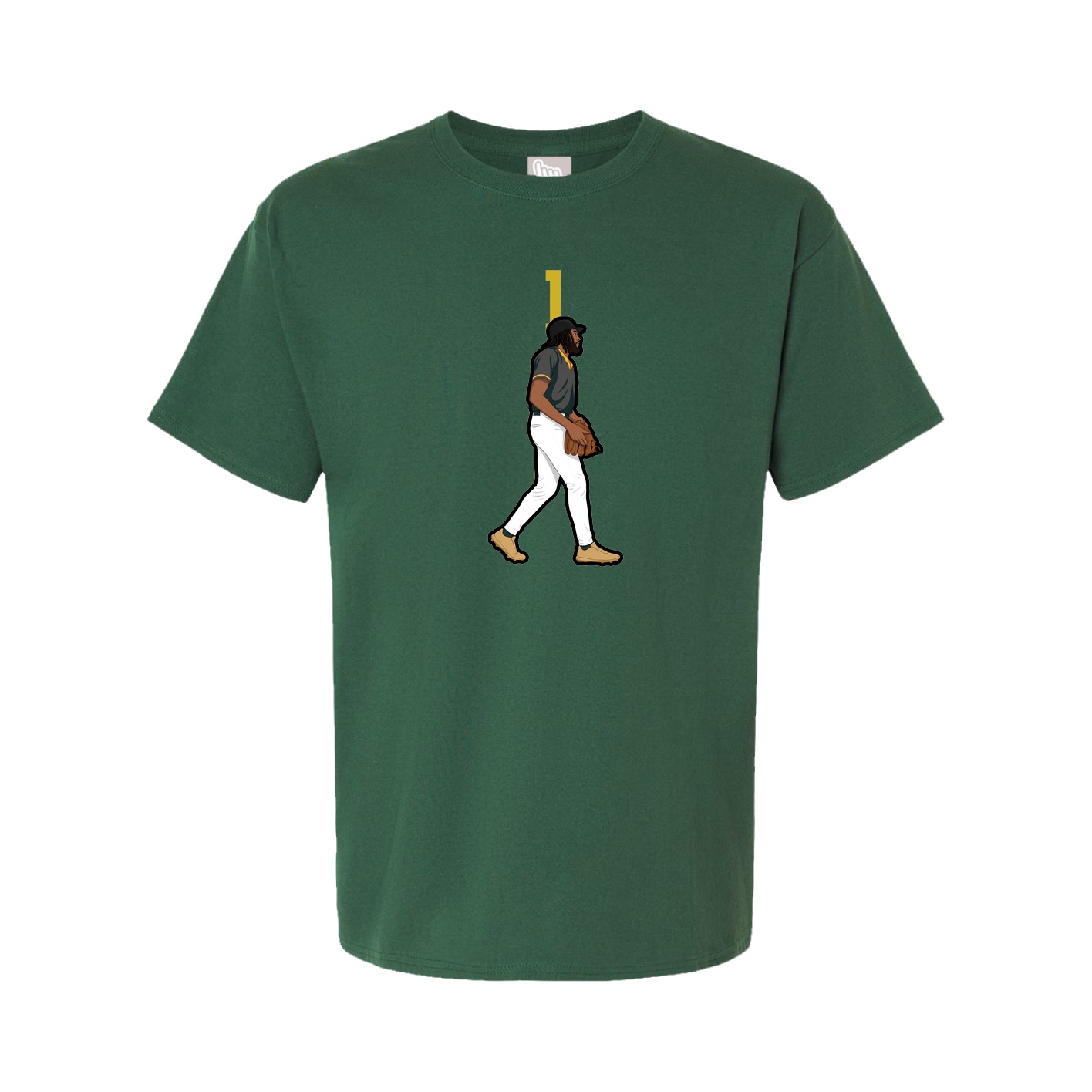 Tee — Number Top in Green