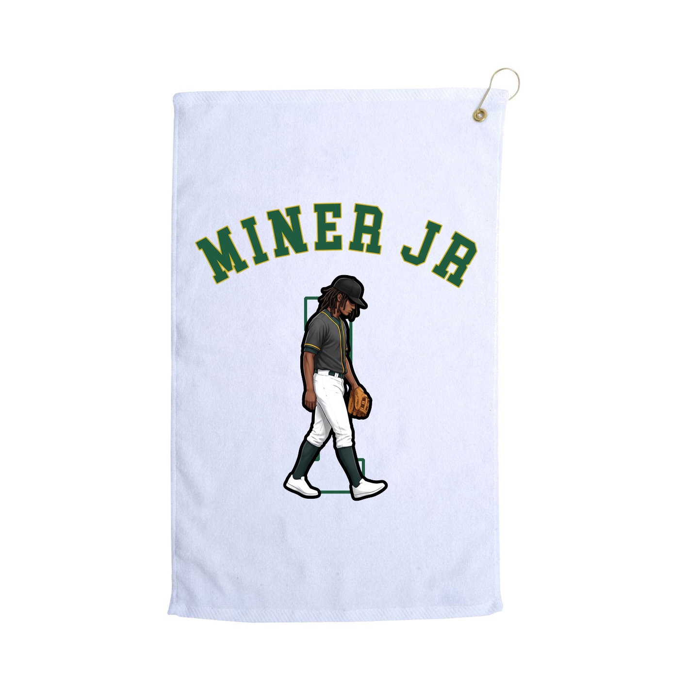 Golf Towel — Shirsey Arch in White