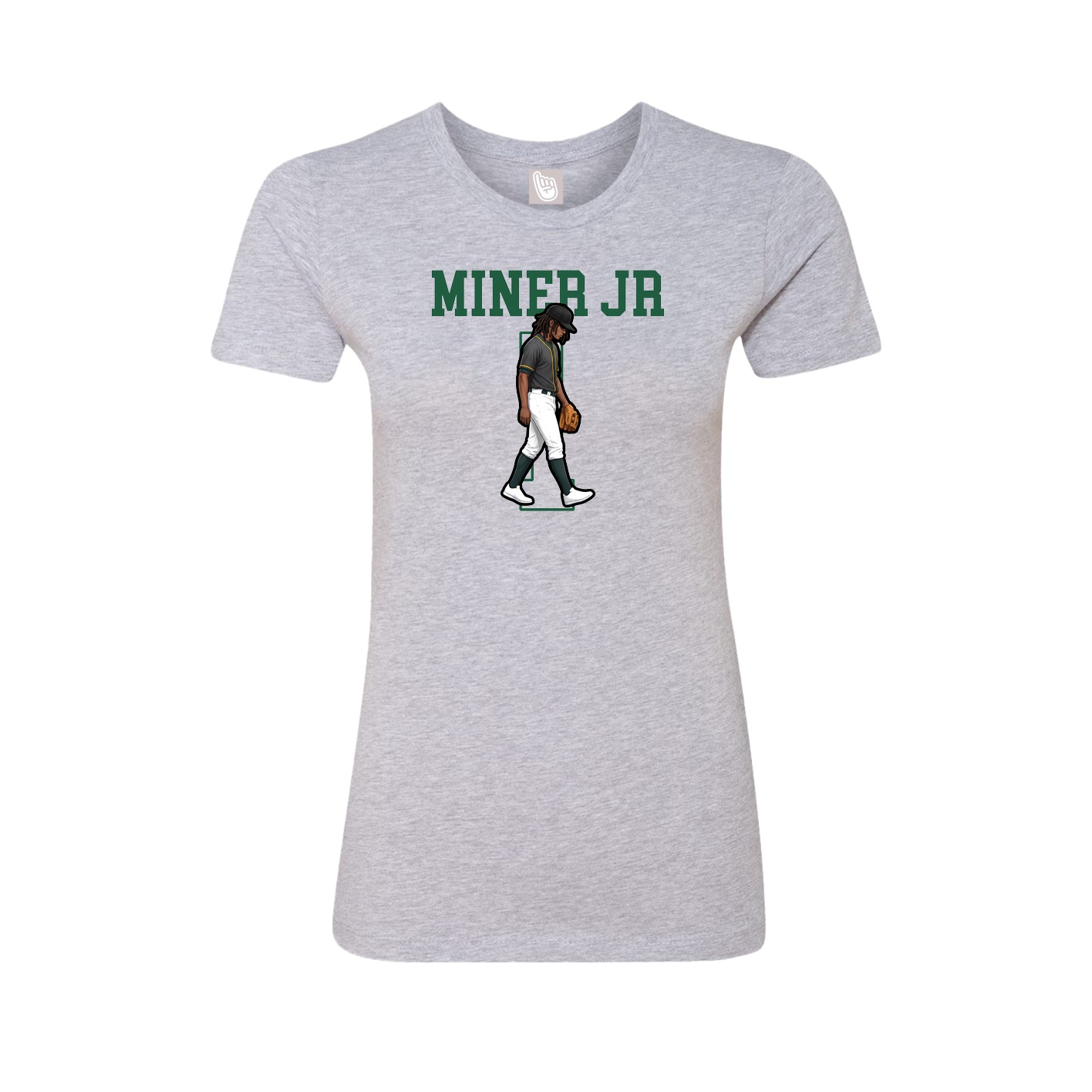 Fitted Women's Tee — Shirsey in Grey