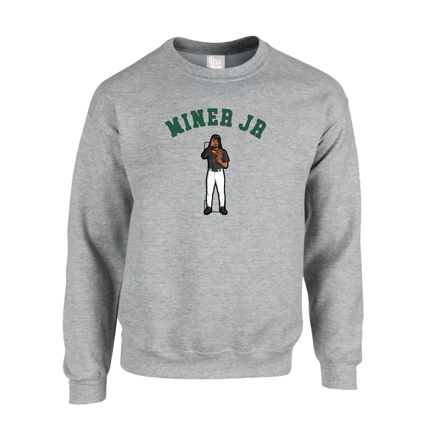 Fleece Crew — Shirsey Arch in Grey