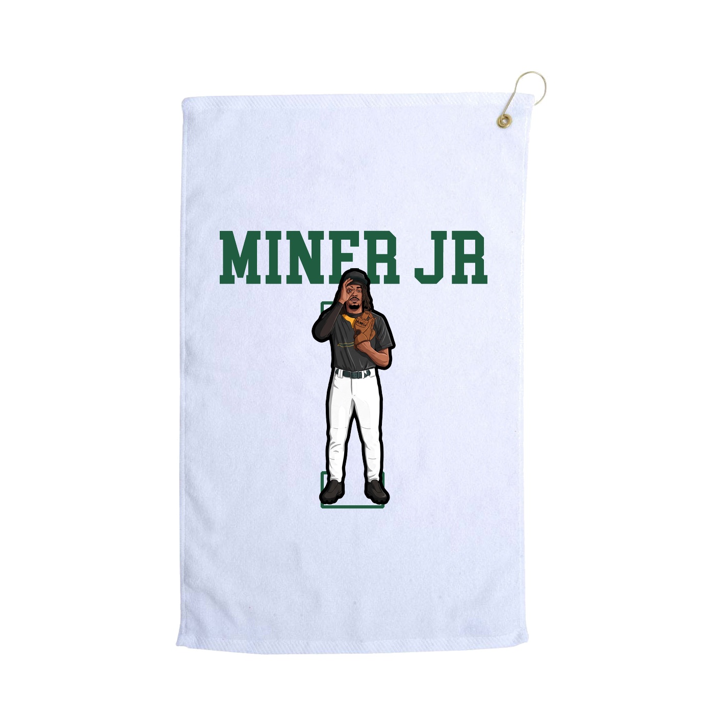 Golf Towel — Shirsey in White