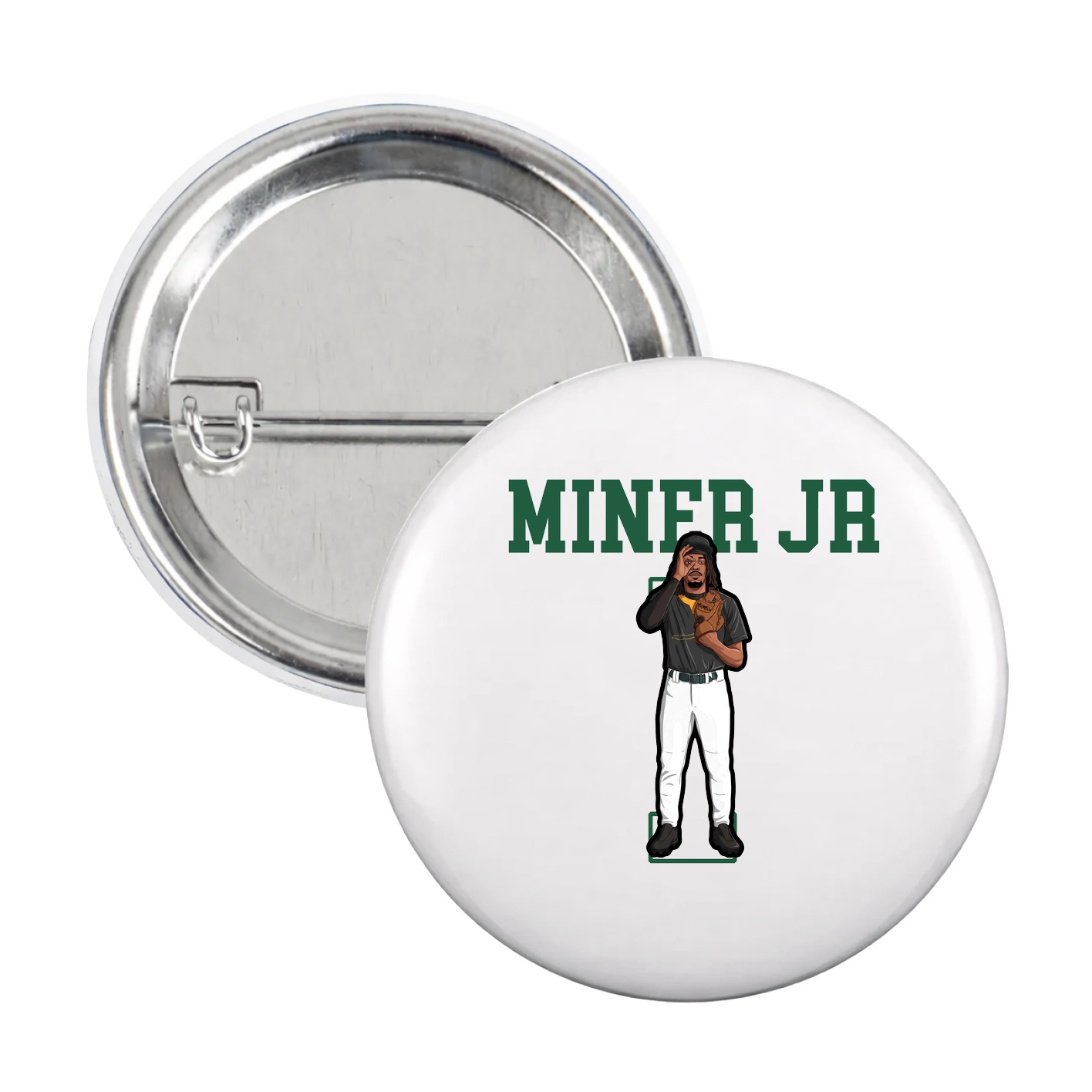 Game Day Button — Shirsey in White