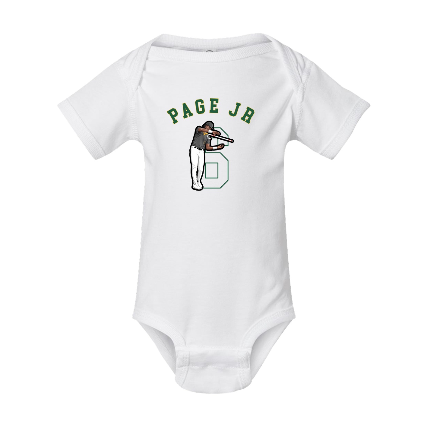 Baby Onesie — Shirsey Arch in White