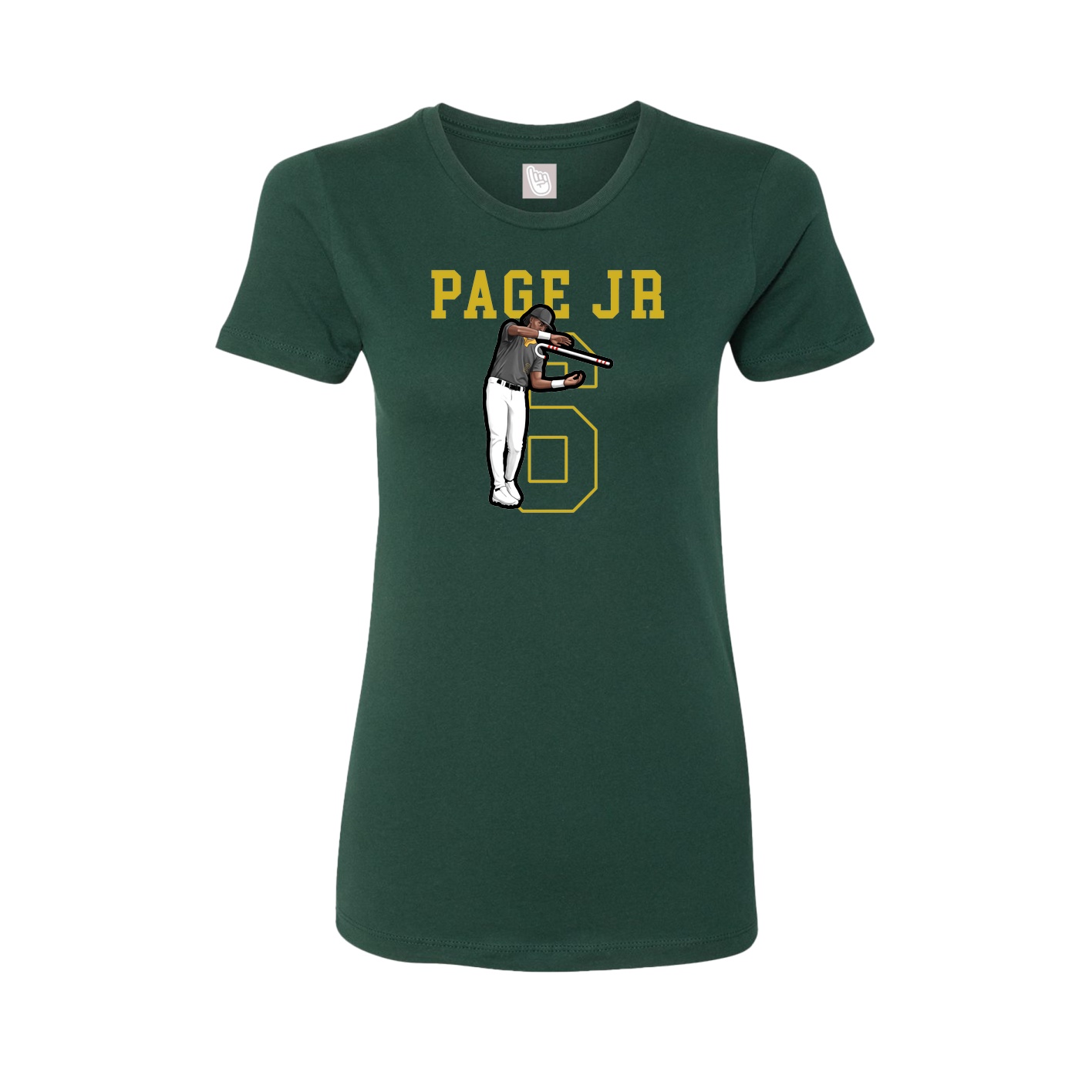 Fitted Women's Tee — Shirsey in Green