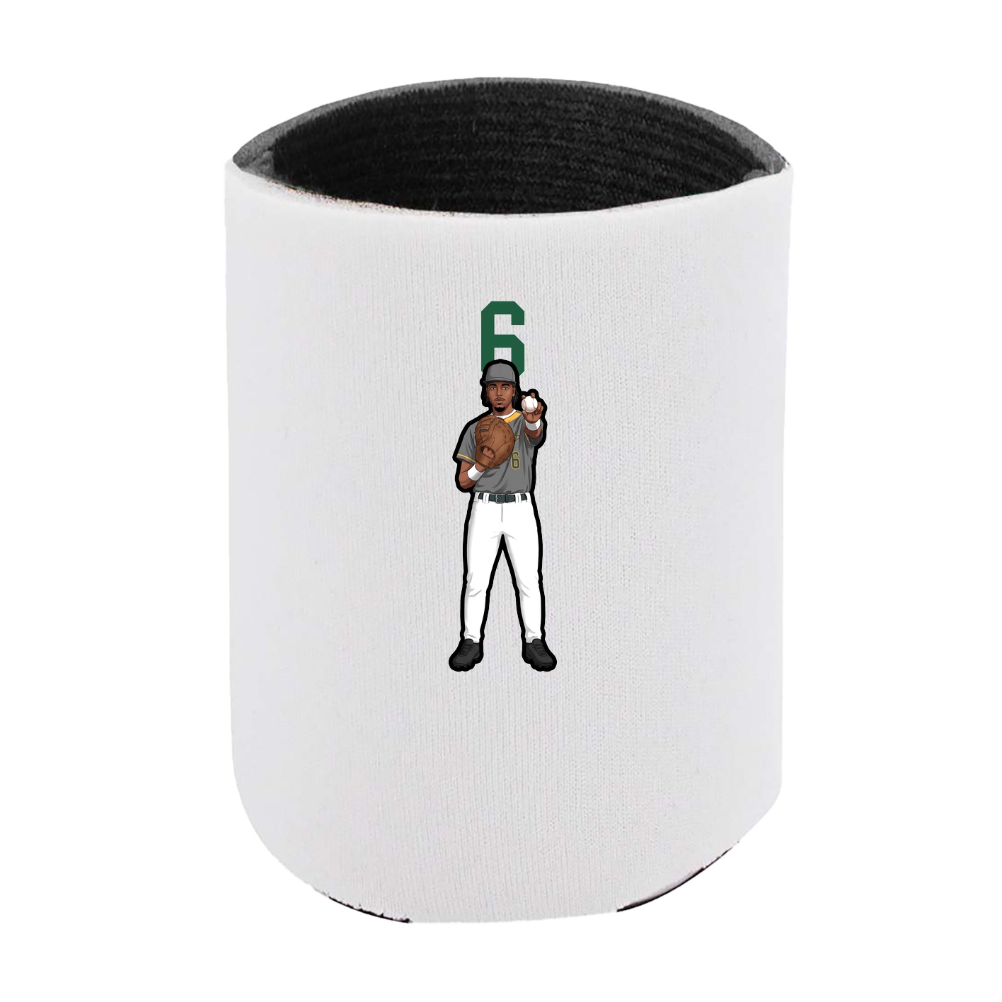 Can Holder — Number Top in White
