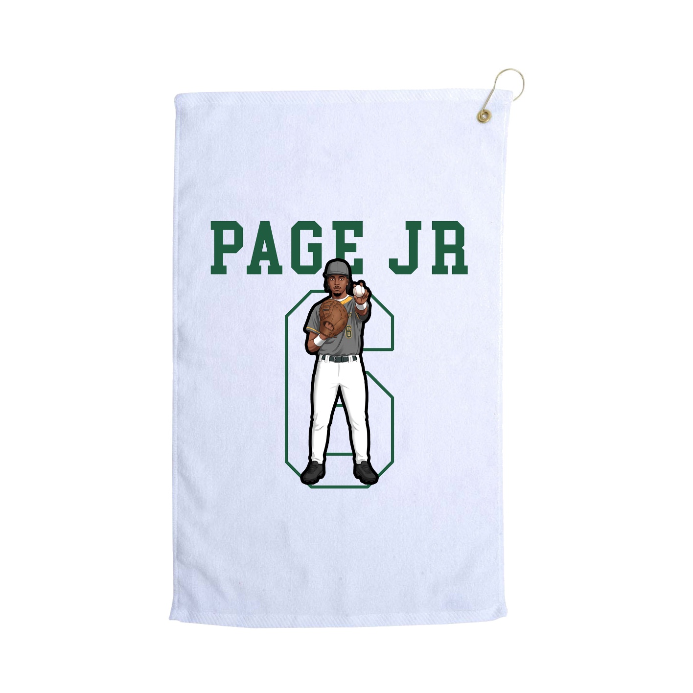 Golf Towel — Shirsey in White