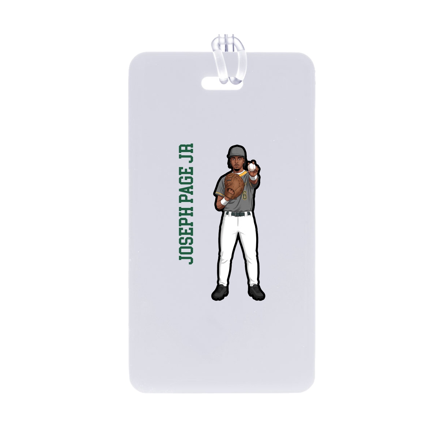 Bag Tag — Name Vertical in Classic