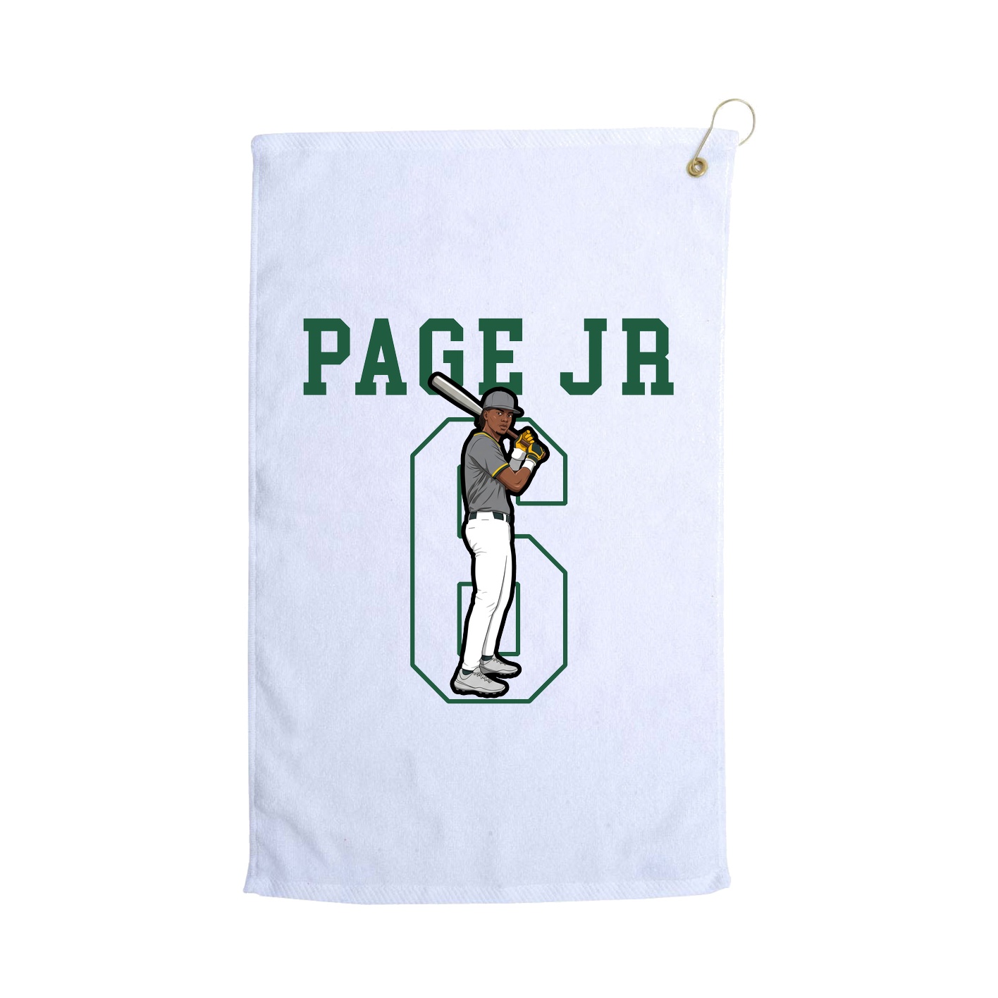 Golf Towel — Shirsey in White