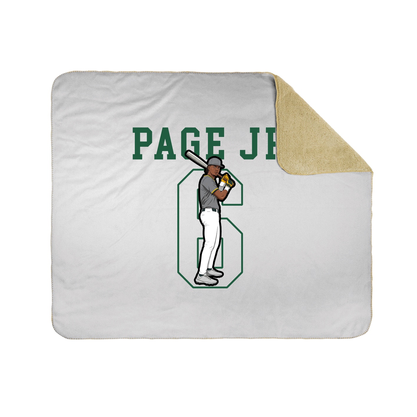 Throw Blanket — Shirsey in White