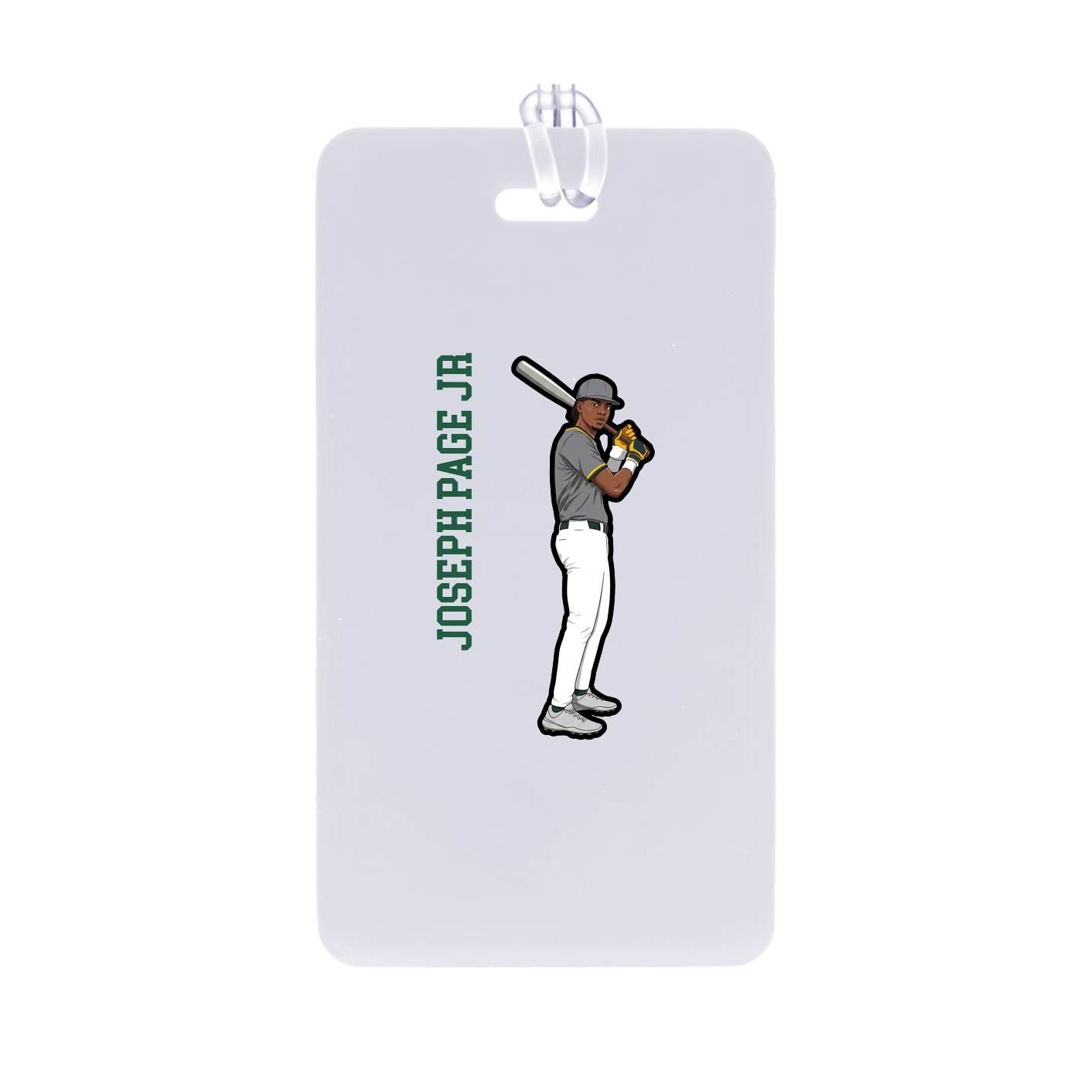 Bag Tag — Name Vertical in Classic