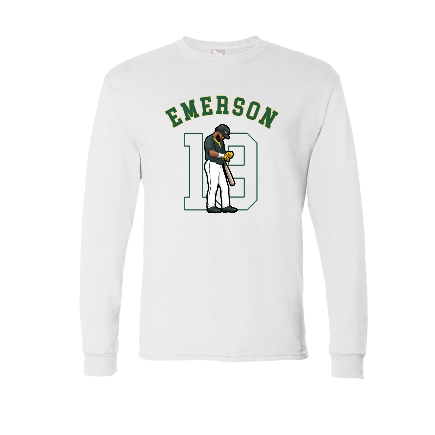 Long Sleeve Tee — Shirsey Arch in White