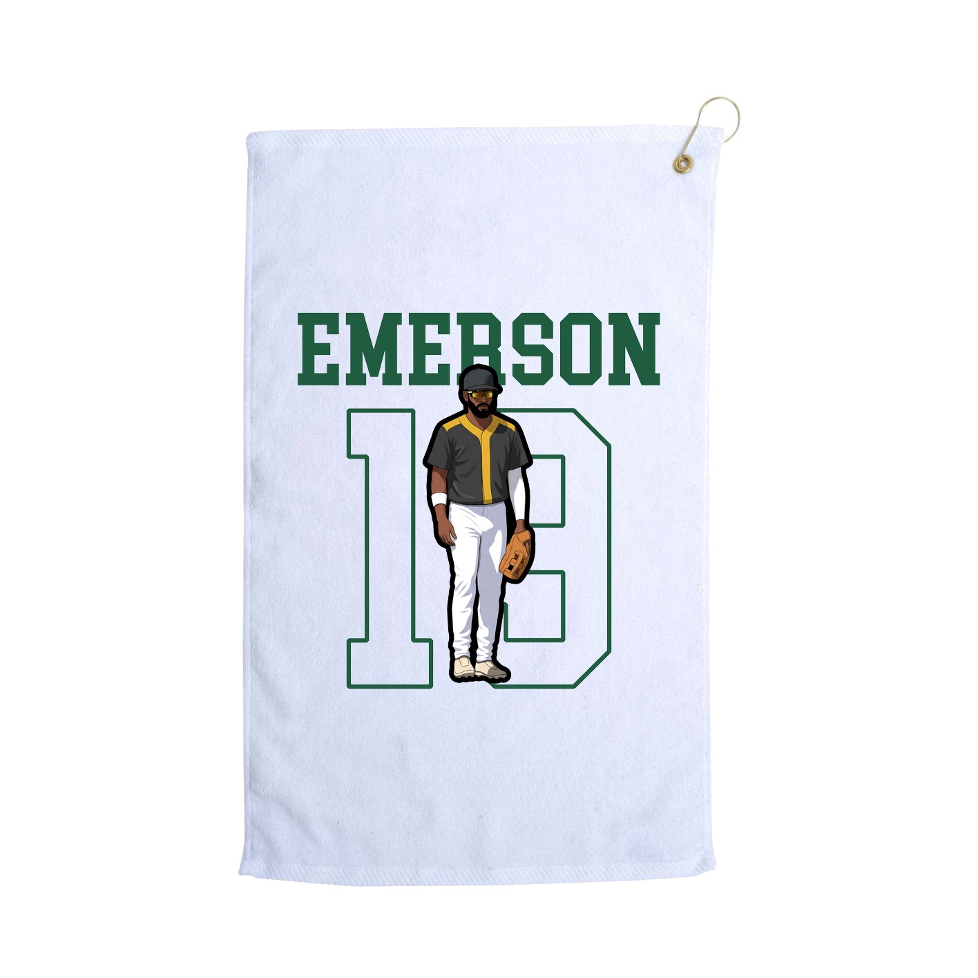 Golf Towel — Shirsey in White