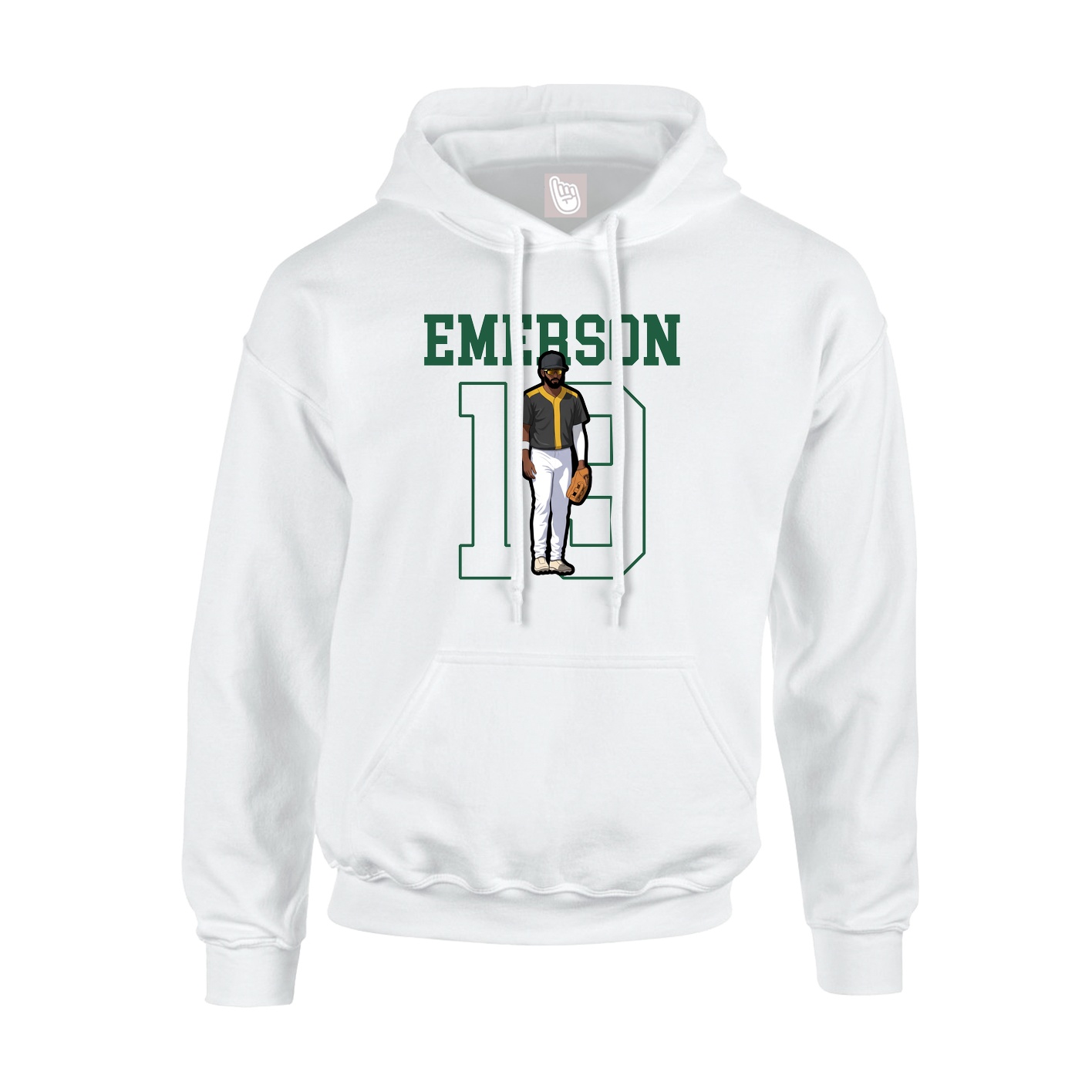 Youth Hoodie — Shirsey in White