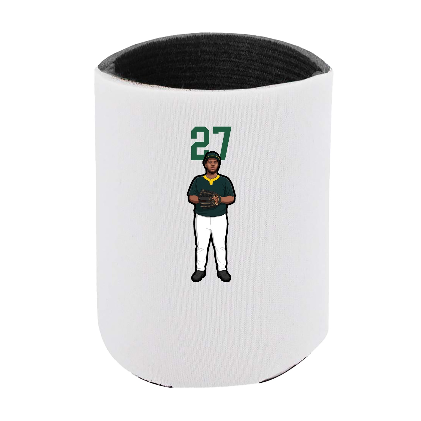 Can Holder — Number Top in White