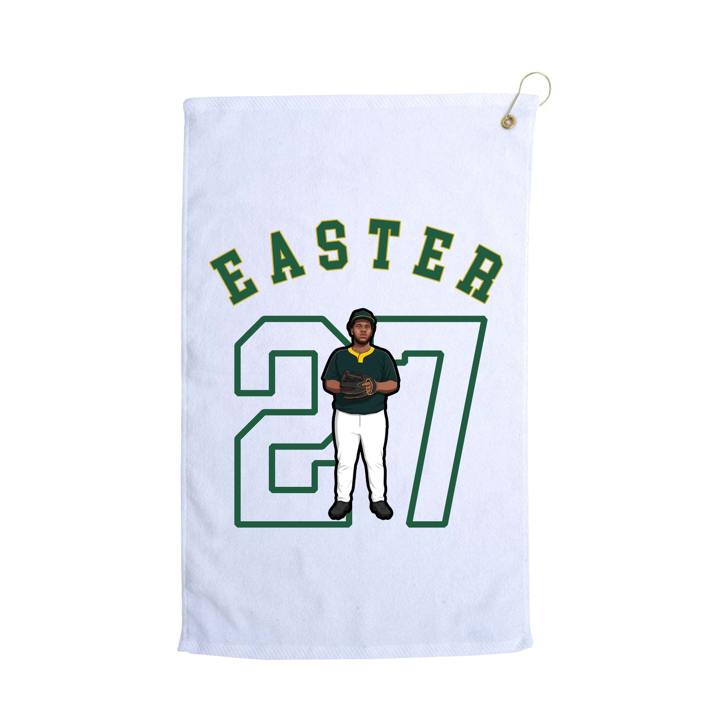 Golf Towel — Shirsey Arch in White
