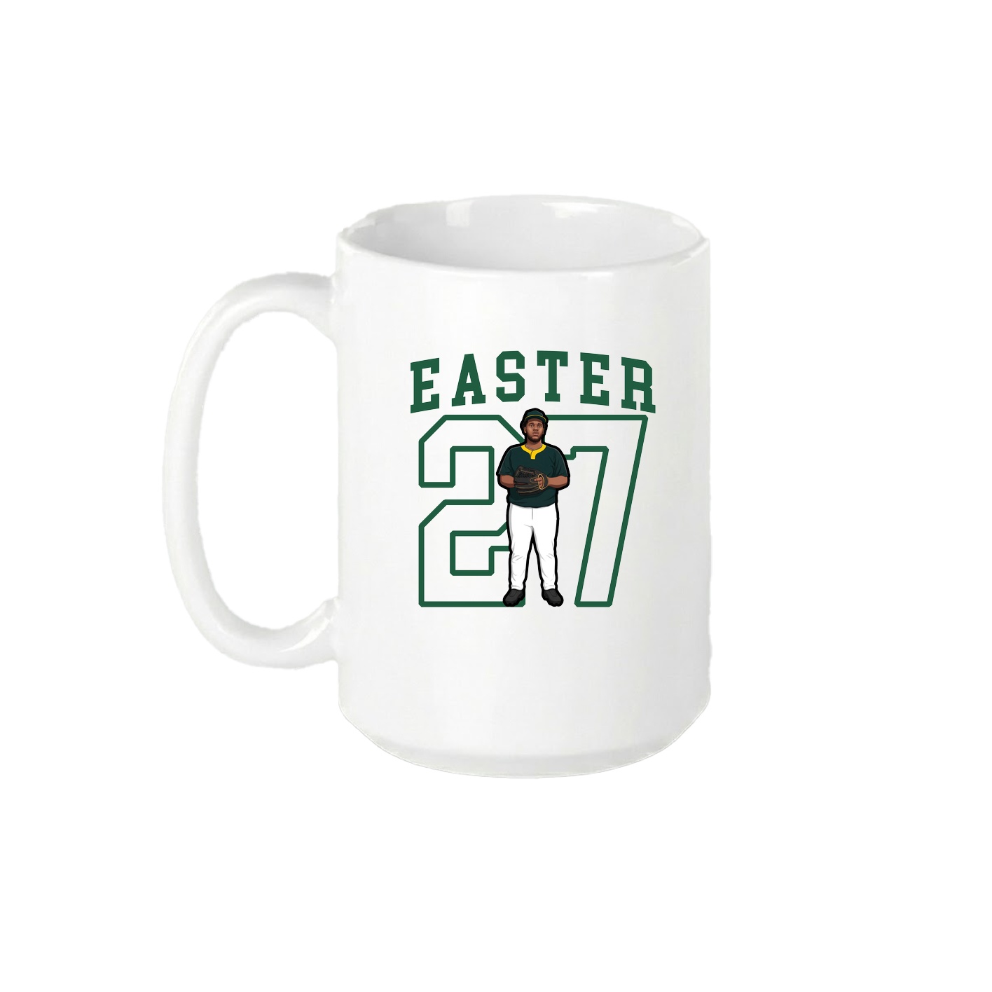 15oz Coffee Mug — Shirsey in White