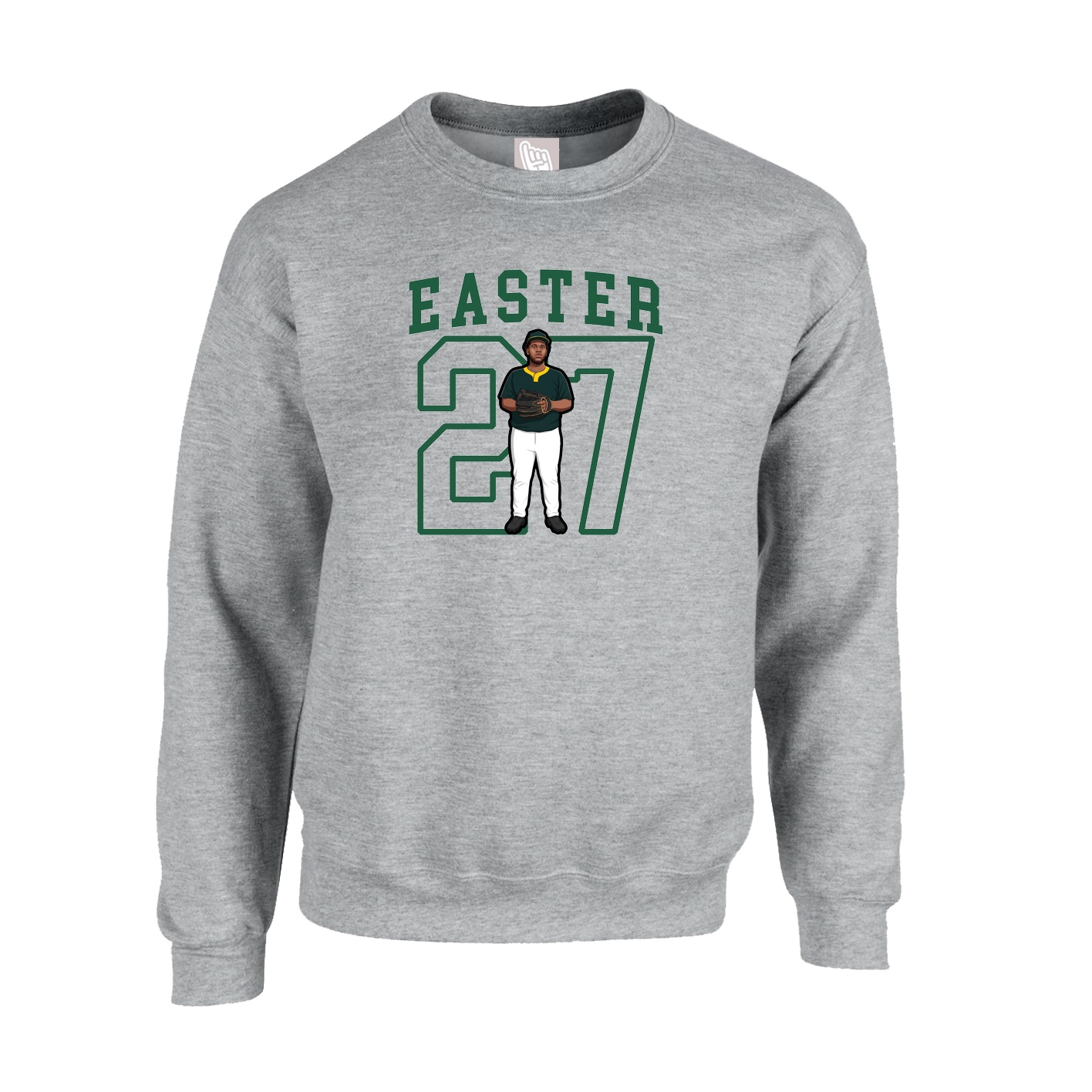 Fleece Crew — Shirsey in Grey