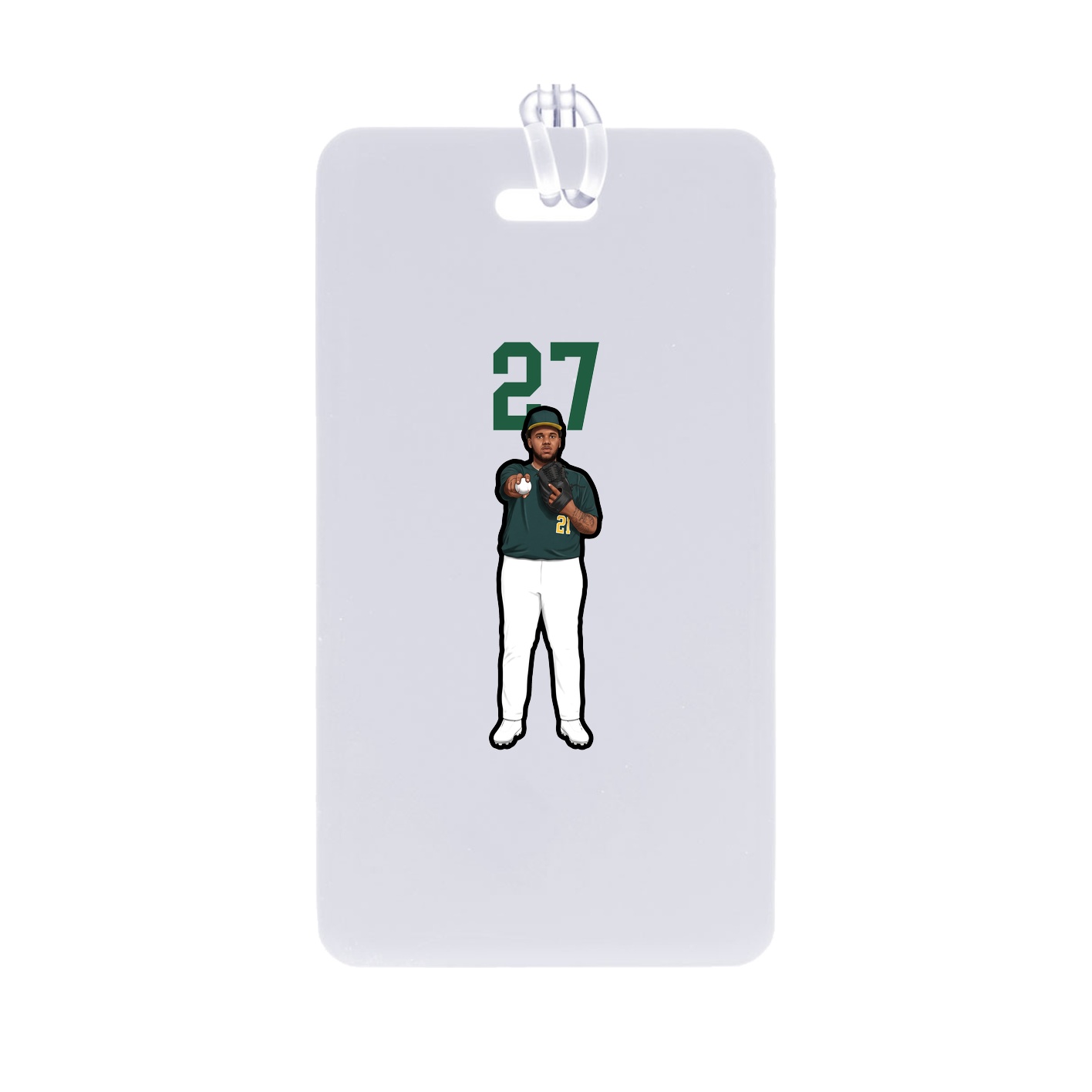 Bag Tag — Number Top in Classic